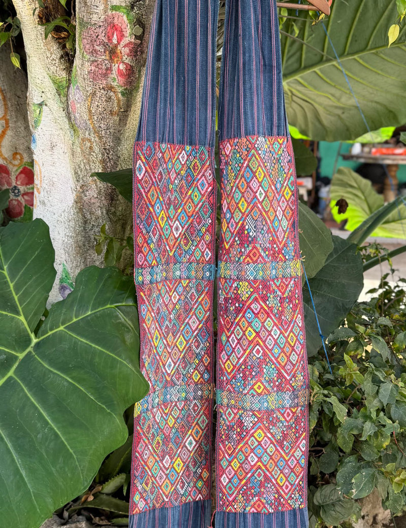 Indigo and Red Nahualá Tocoyal #10-254