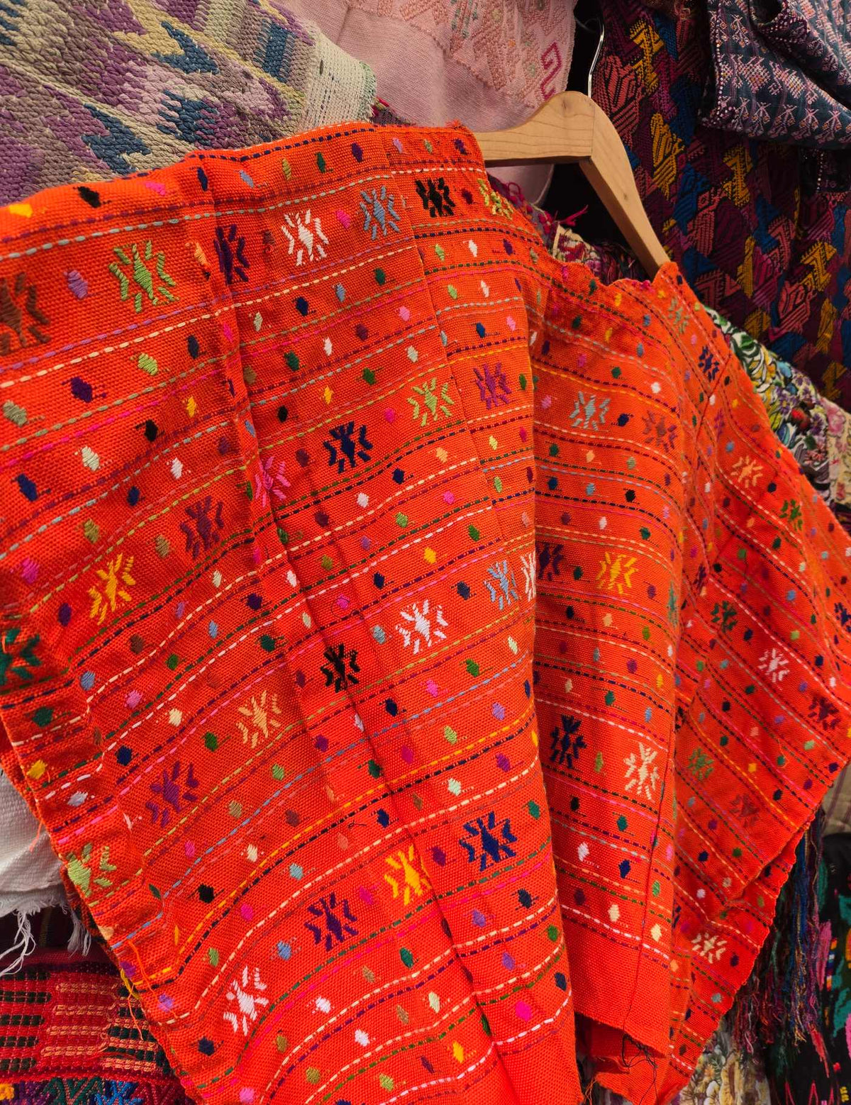 Orange Cobán Huipil #10-278