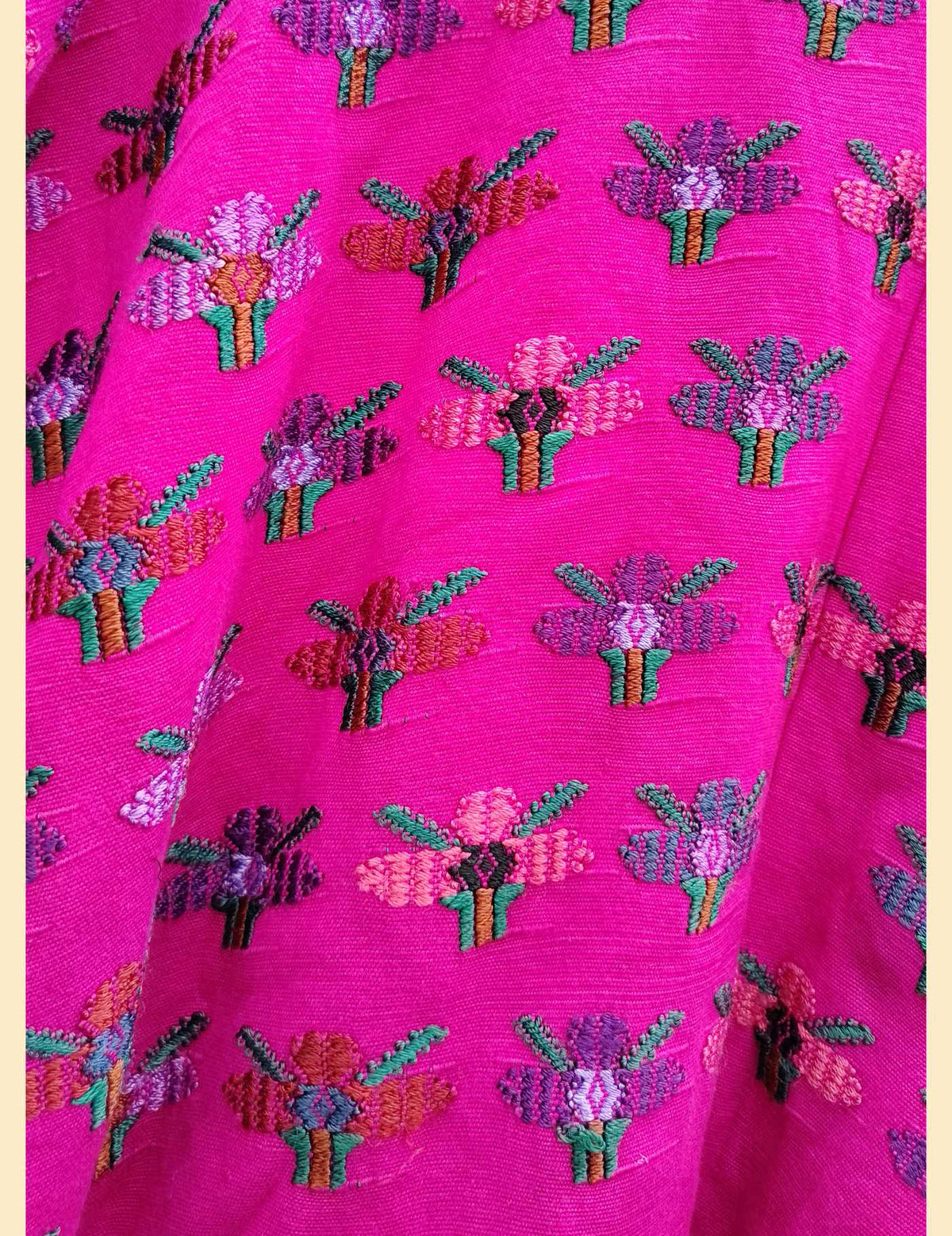 Hot Pink San Lucas Tolimán Huipil #10-299