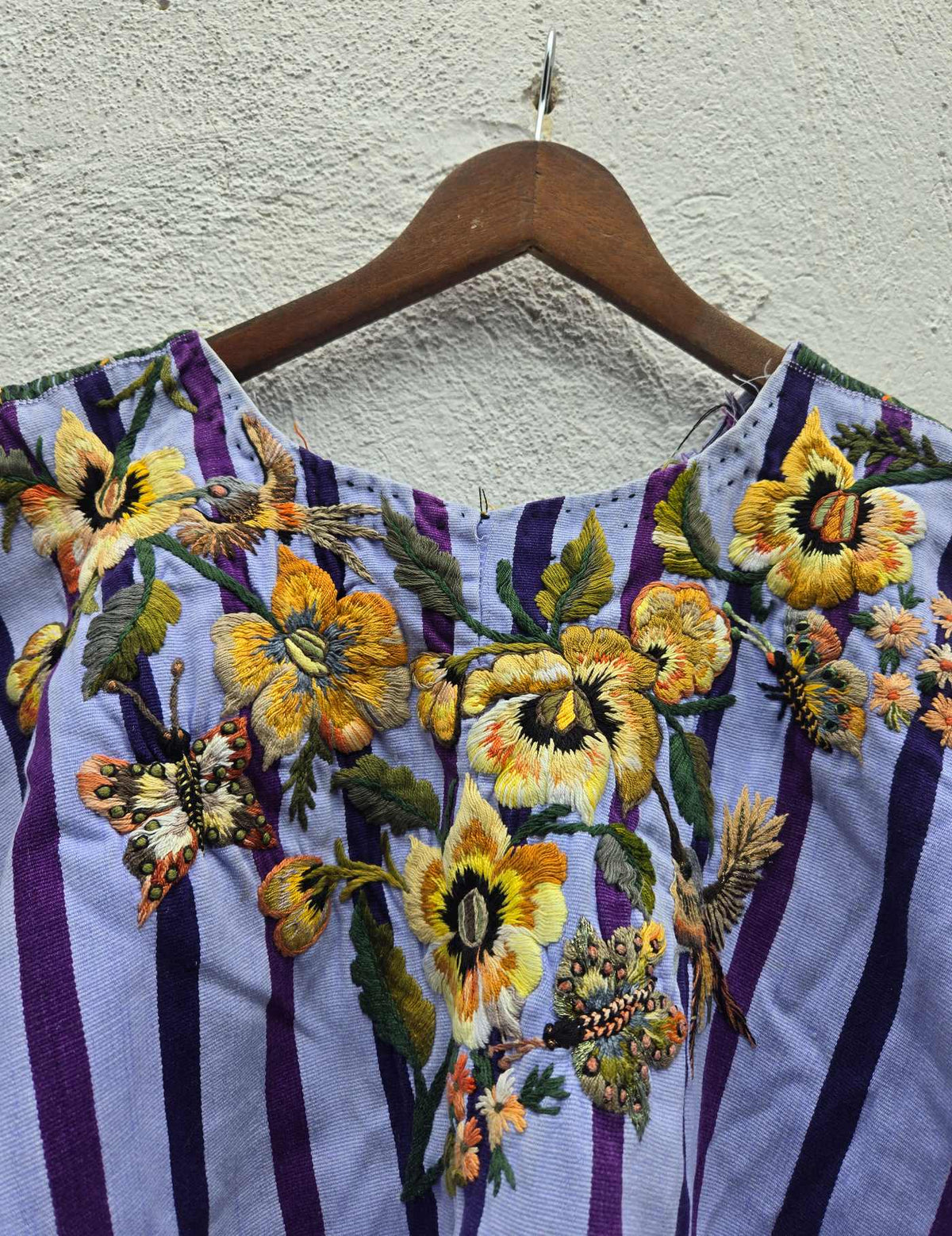 Lilac Santiago Huipil #10-318