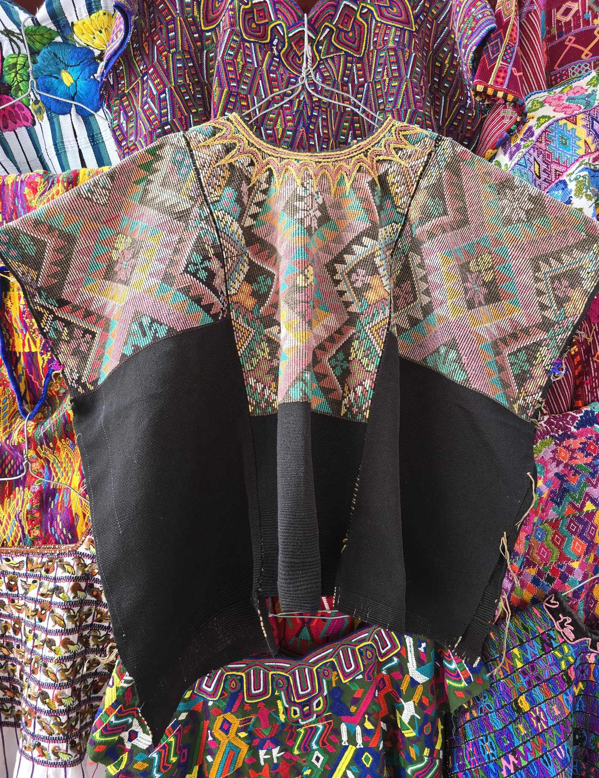 Faded Geometric Chichicastenango Huipil #10-326