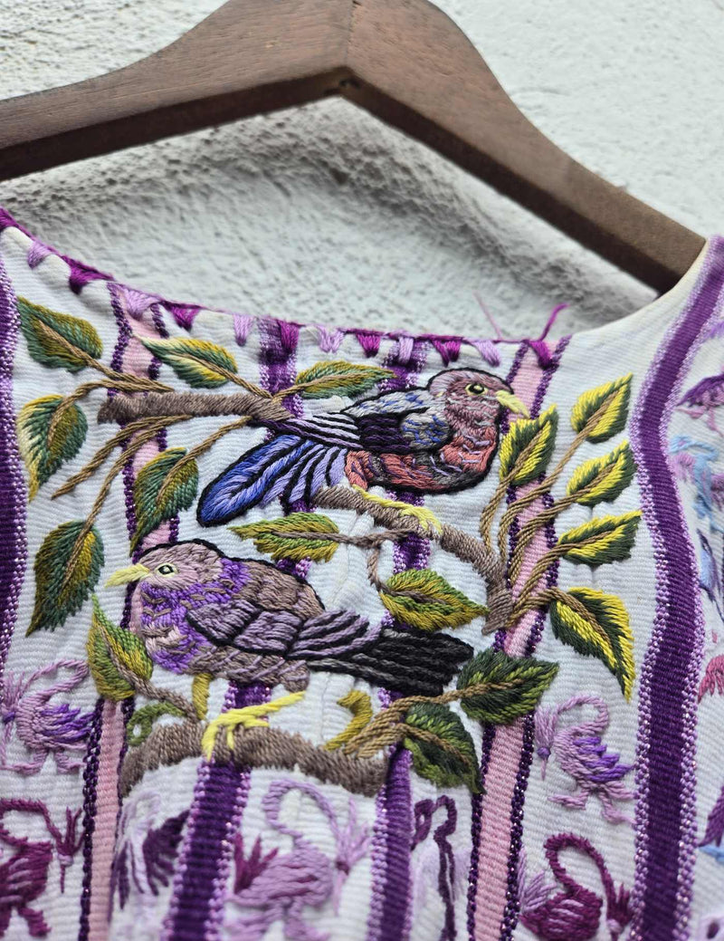 Lilac Dragons Santiago Huipil #10-343