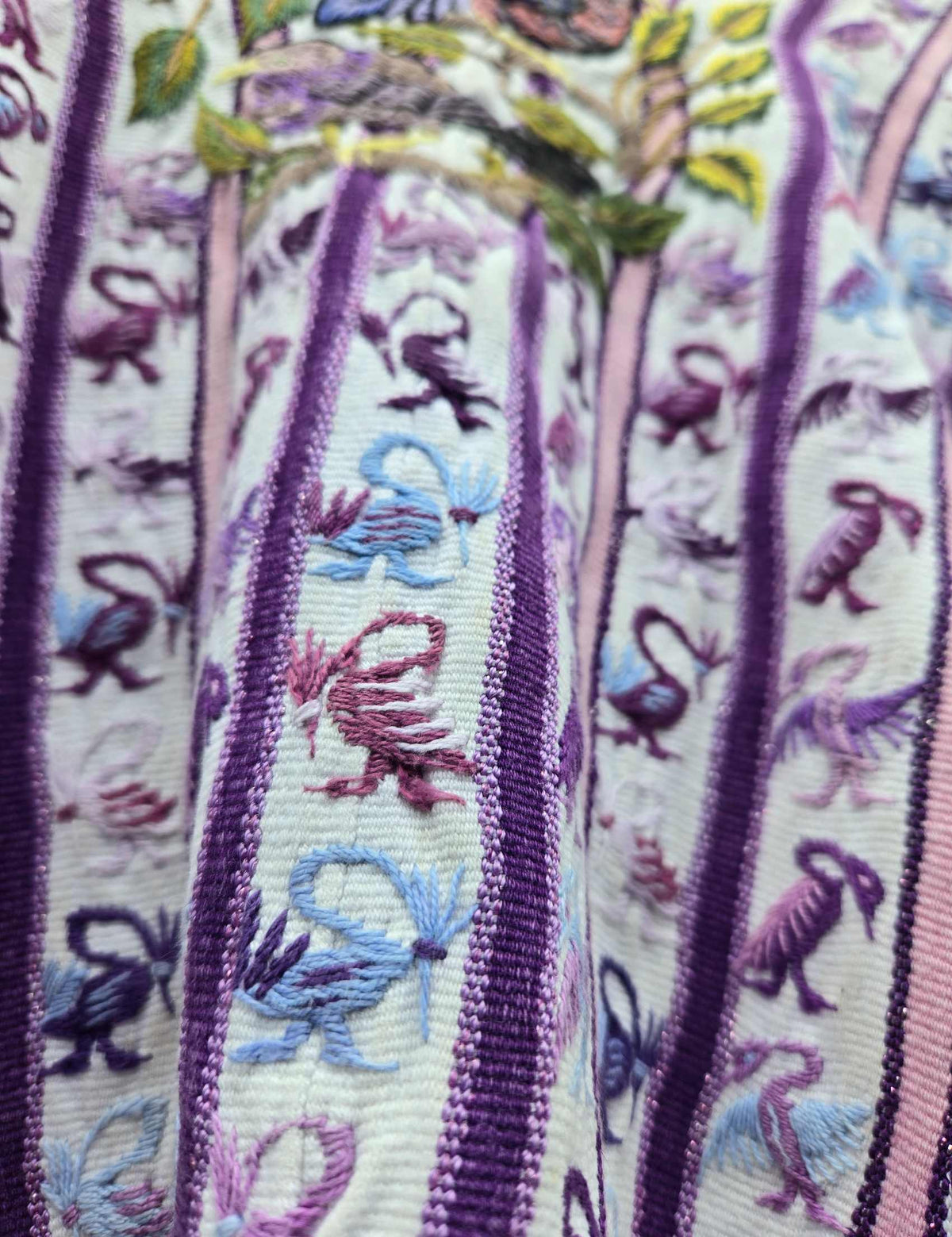 Lilac Dragons Santiago Huipil #10-343