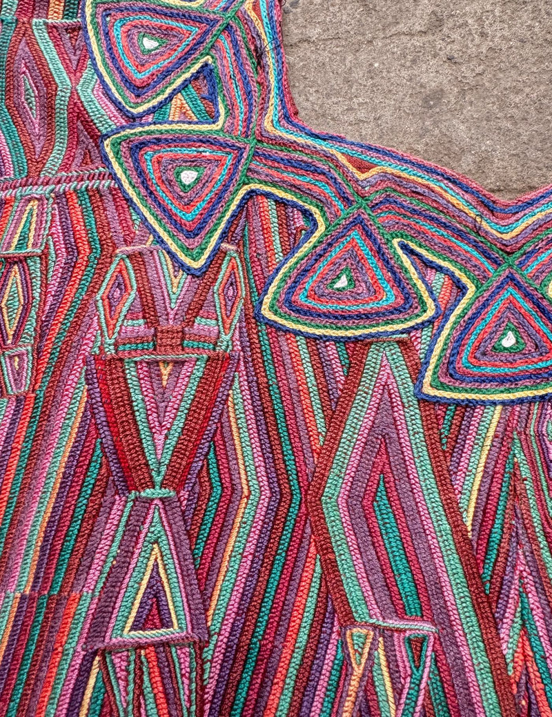 Red and Pink Nebaj Huipil #10-381