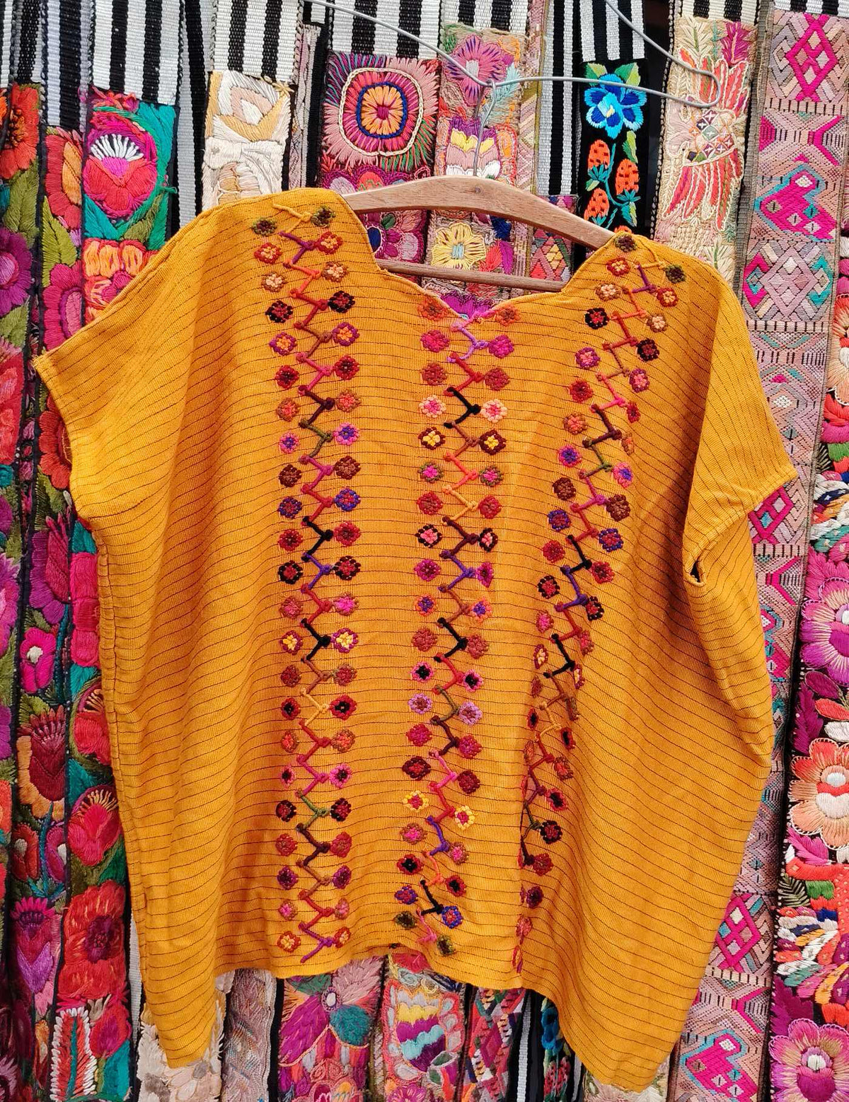 Sunshine Yellow Colotenango Huipil #10-410