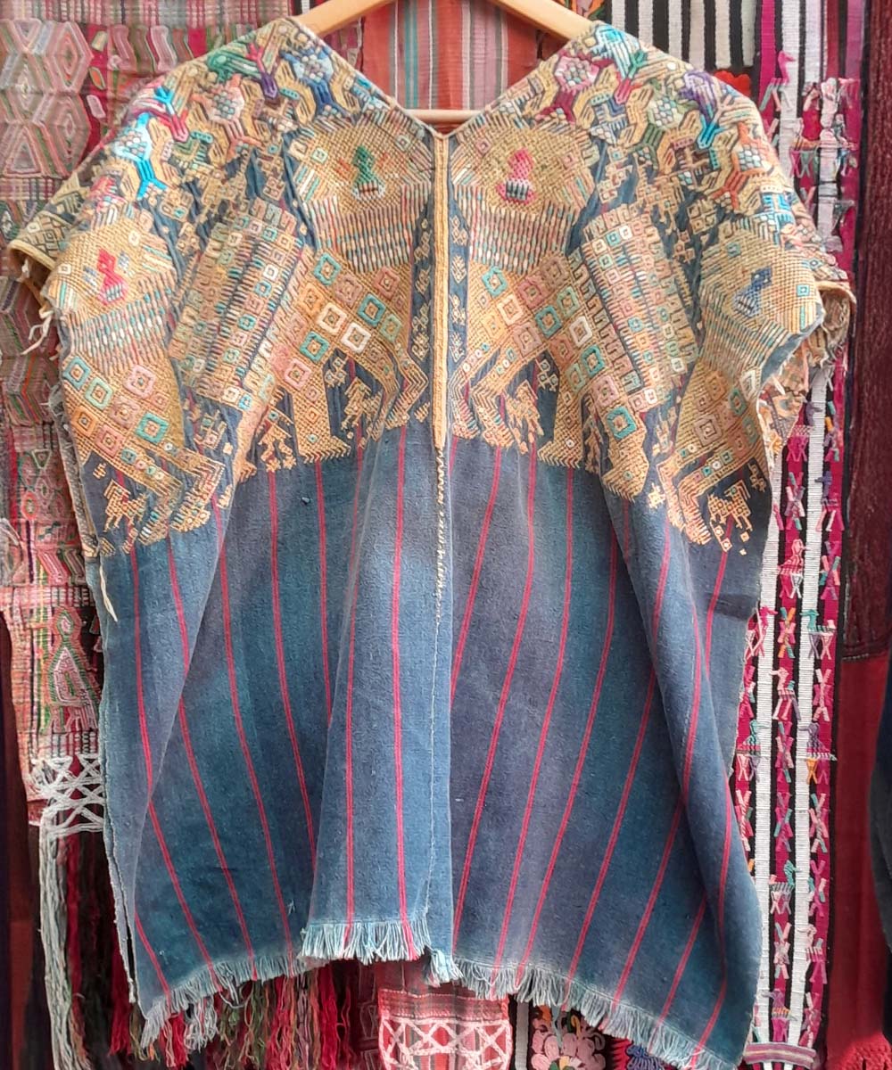 Embroidered Guatemalan huipil | Vintage textile