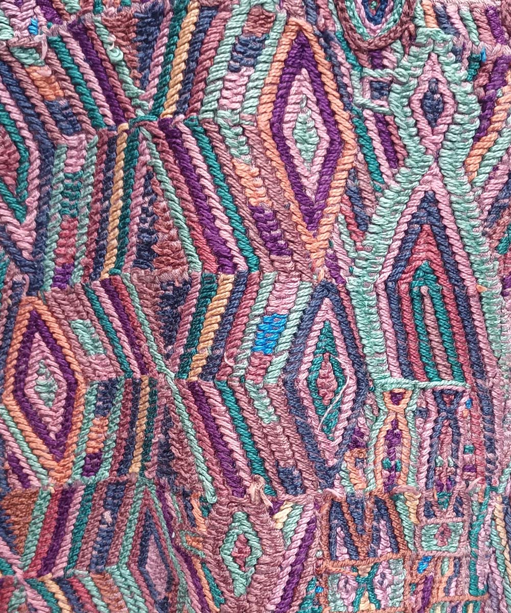 Embroidered Vintage Guatemalan huipil textile