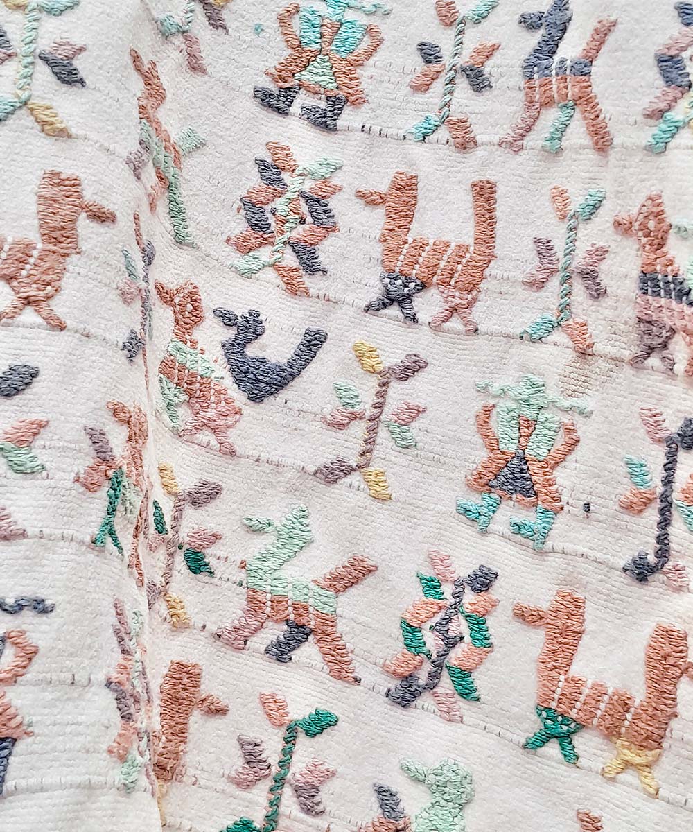 White Nebaj with tiny motifs