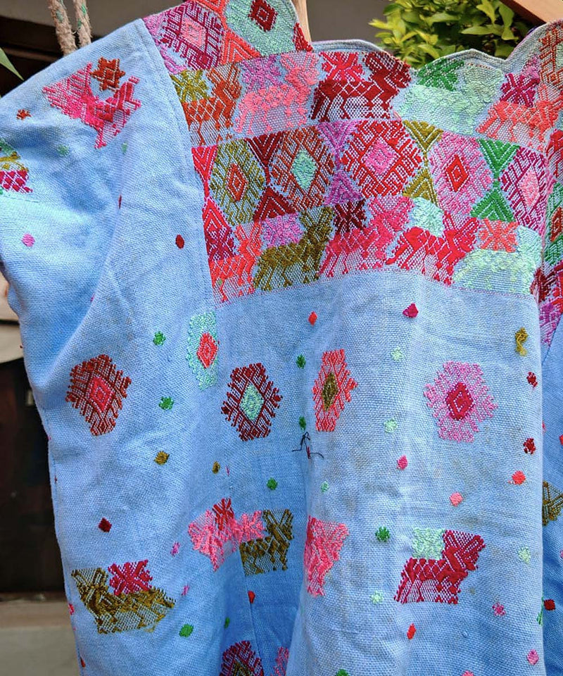 Embroidered Vintage Guatemalan huipil