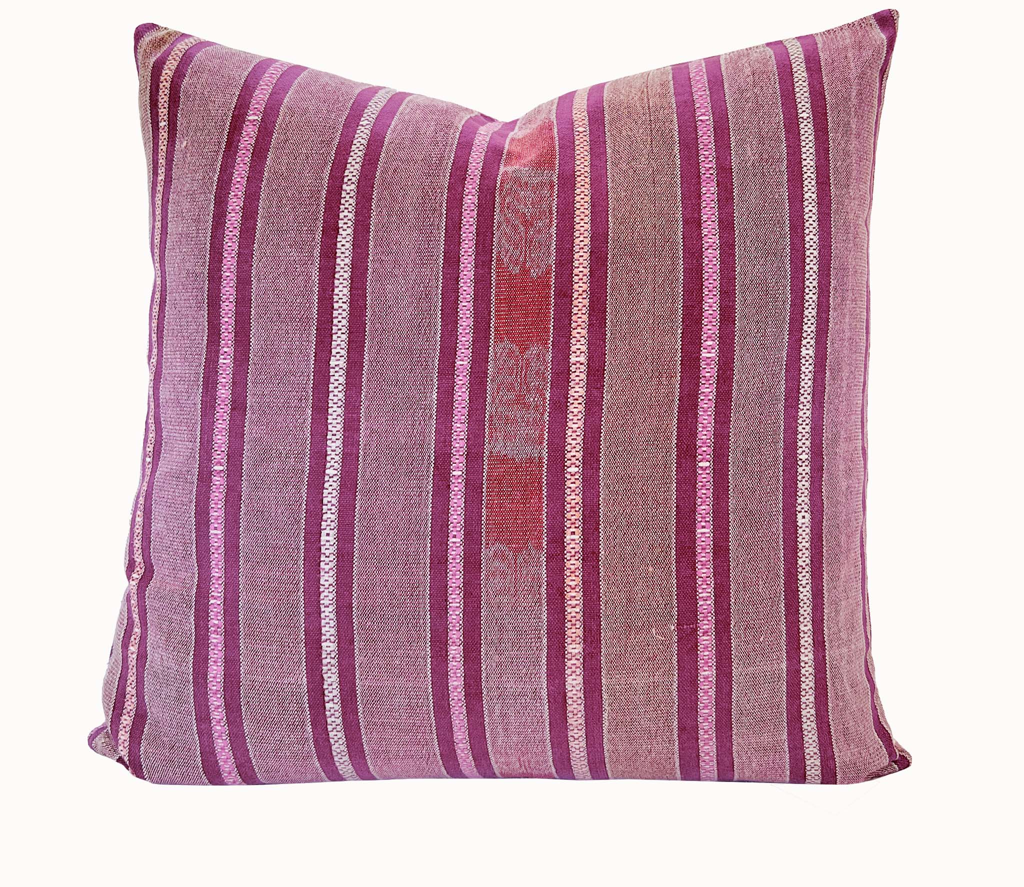 Embroidered Vintage textile huipil cushion