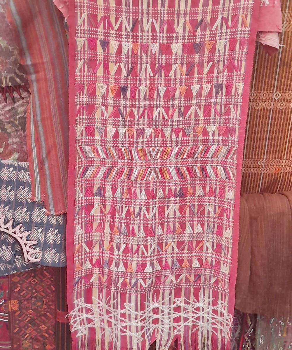 Embroidered Vintage Guatemalan huipil textile