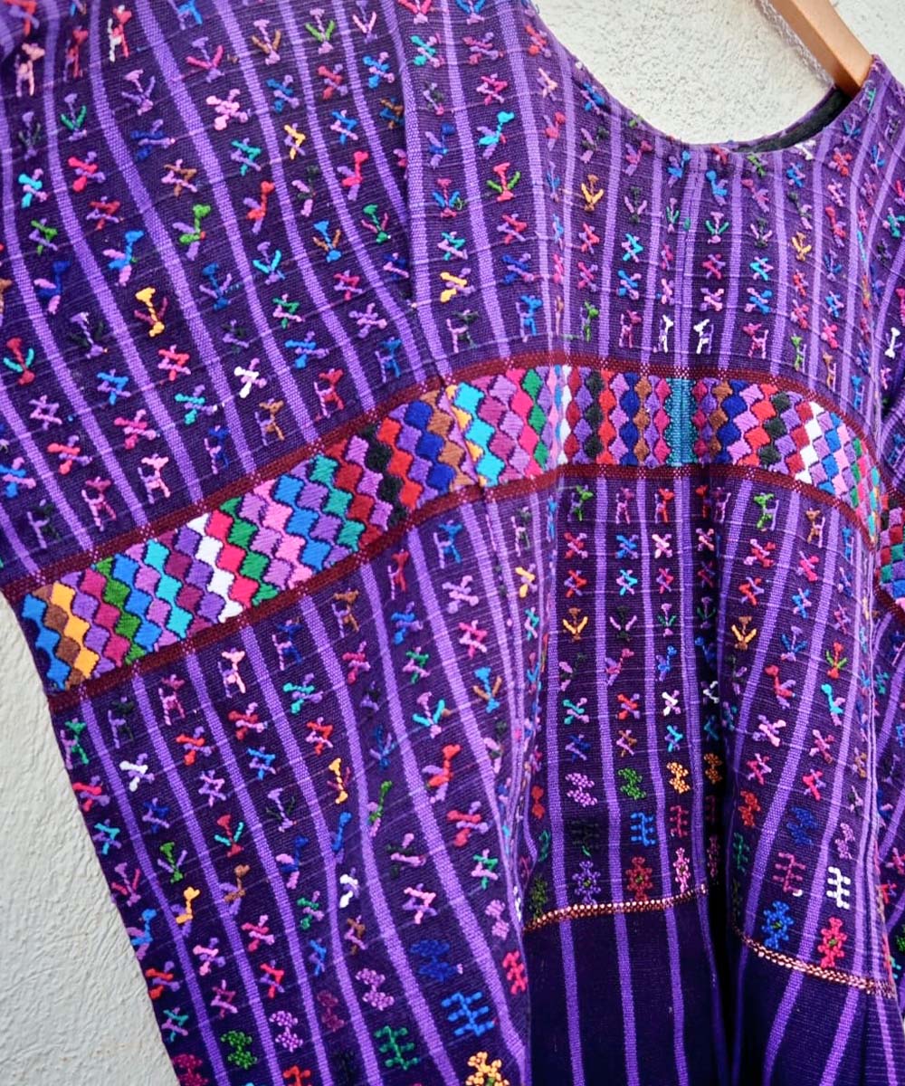 Purple San Lucas huipil