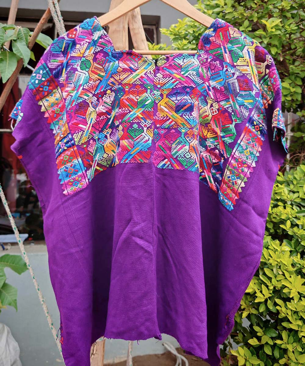 Embroidered Vintage Guatemalan huipil