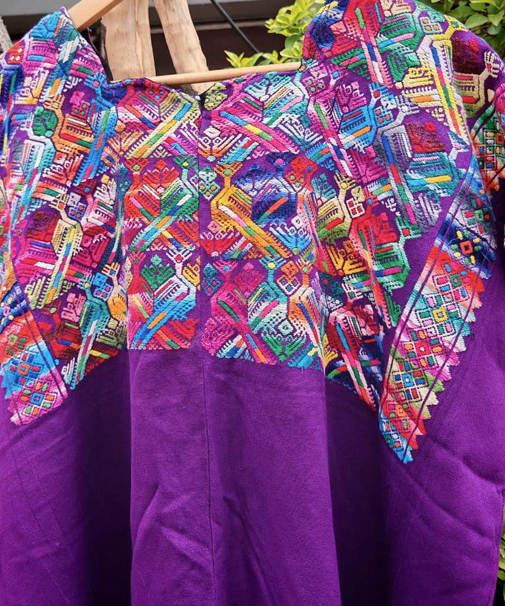 Embroidered Vintage Guatemalan huipil