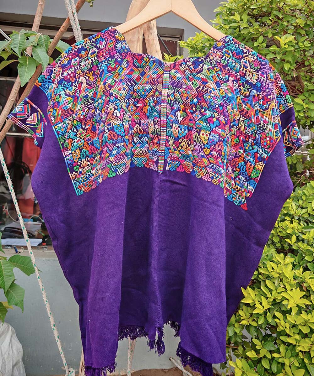 Embroidered Vintage Guatemalan huipil textile