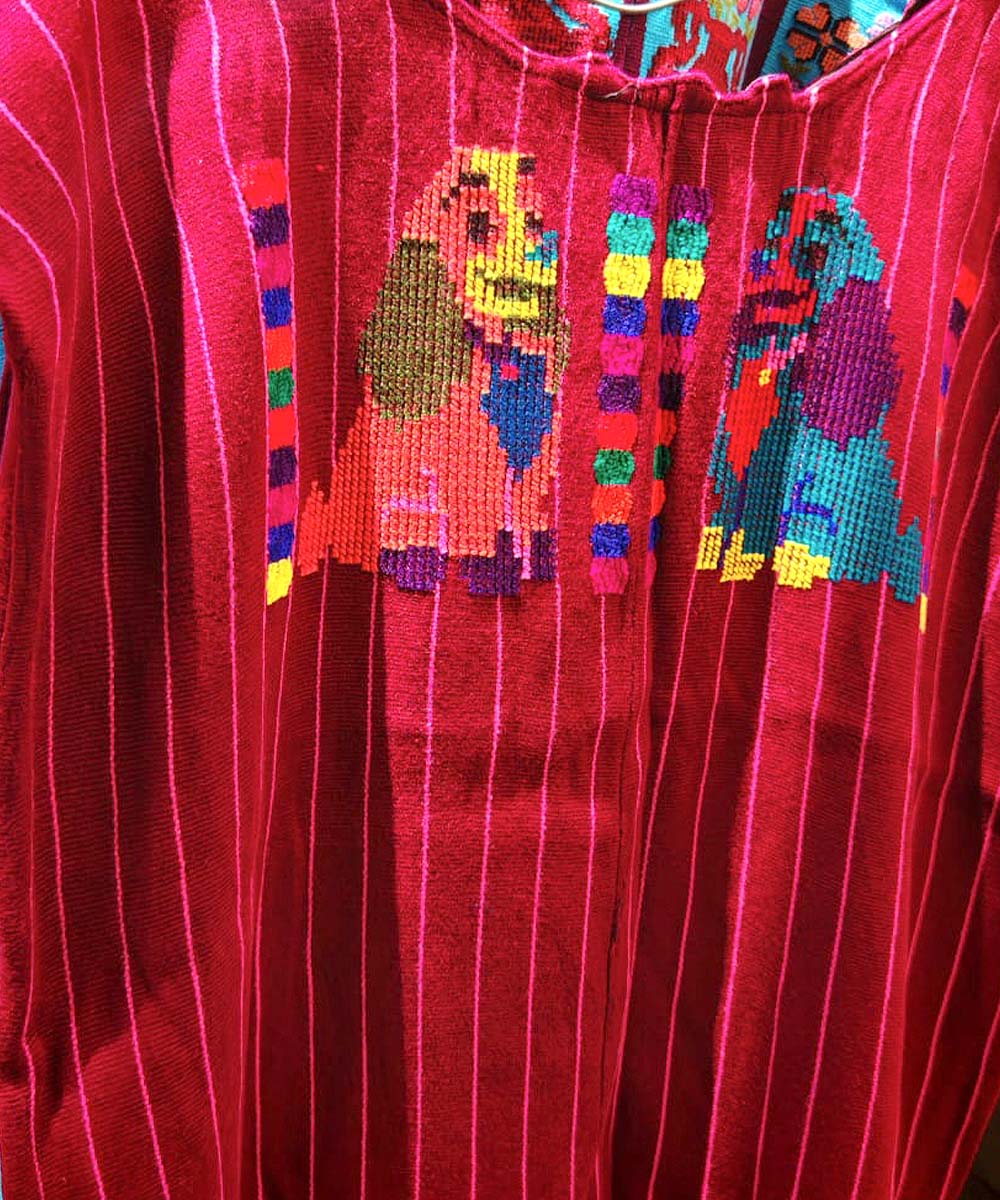 Embroidered Vintage Guatemalan huipil