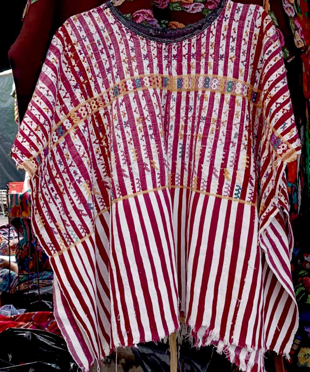 Vintage Guatemalan huipil textile