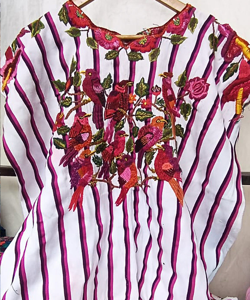 Vintage Guatemalan huipil textile