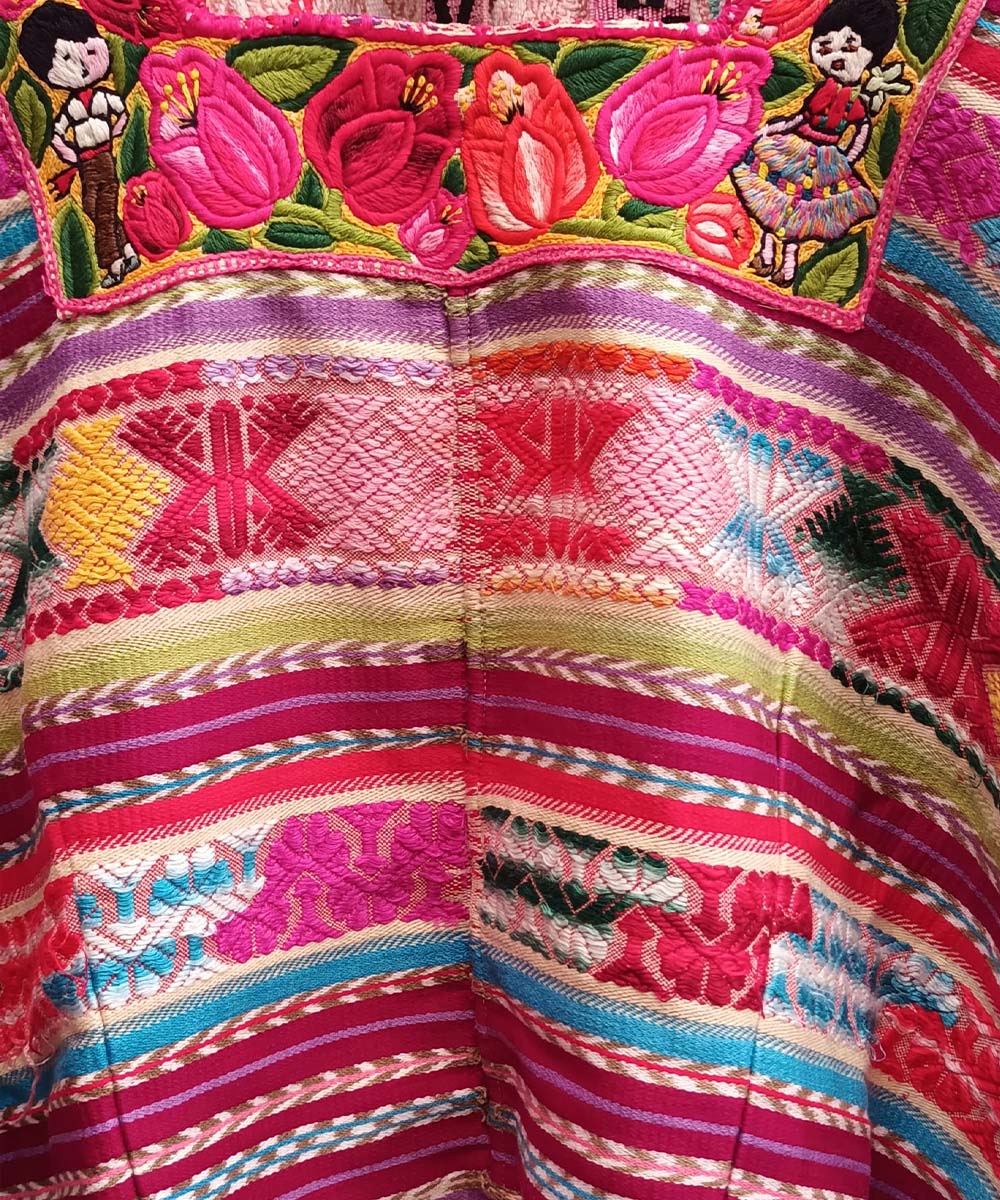 Embroidered Guatemalan huipil | Vintage textile