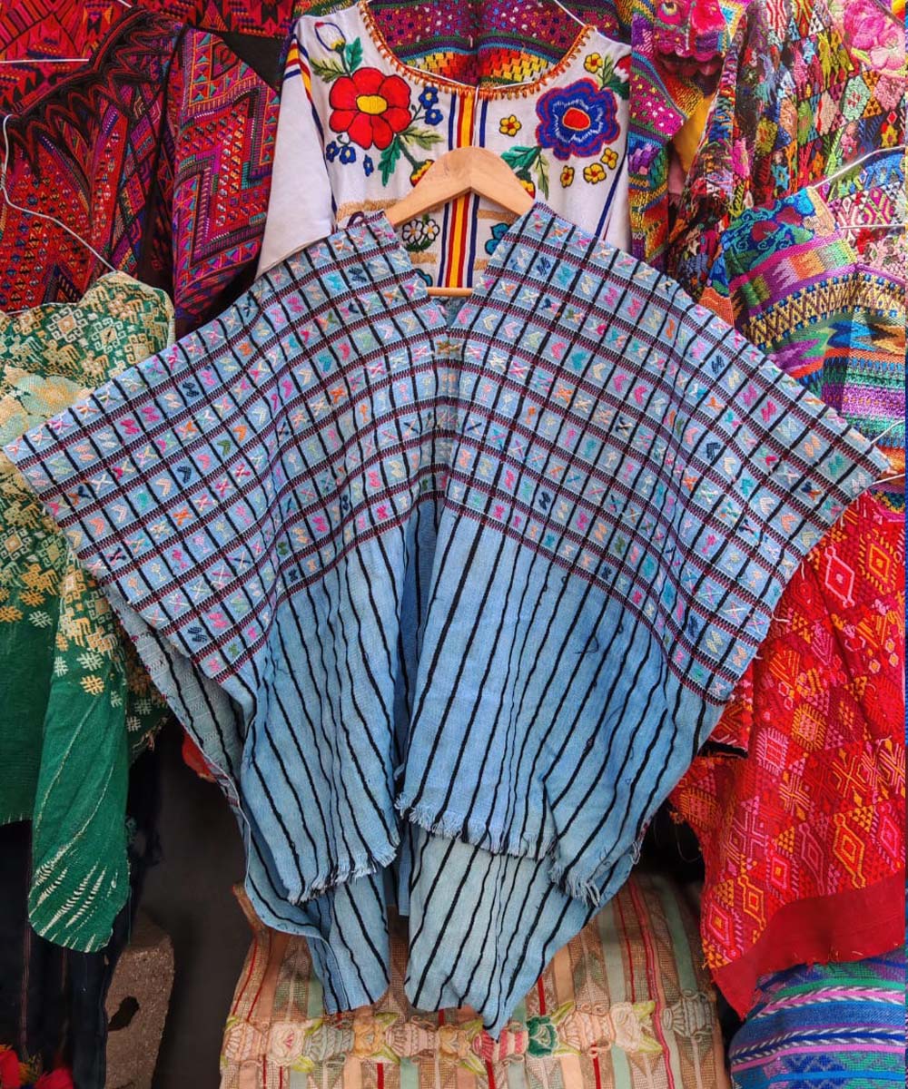 Blue San Lucas huipil