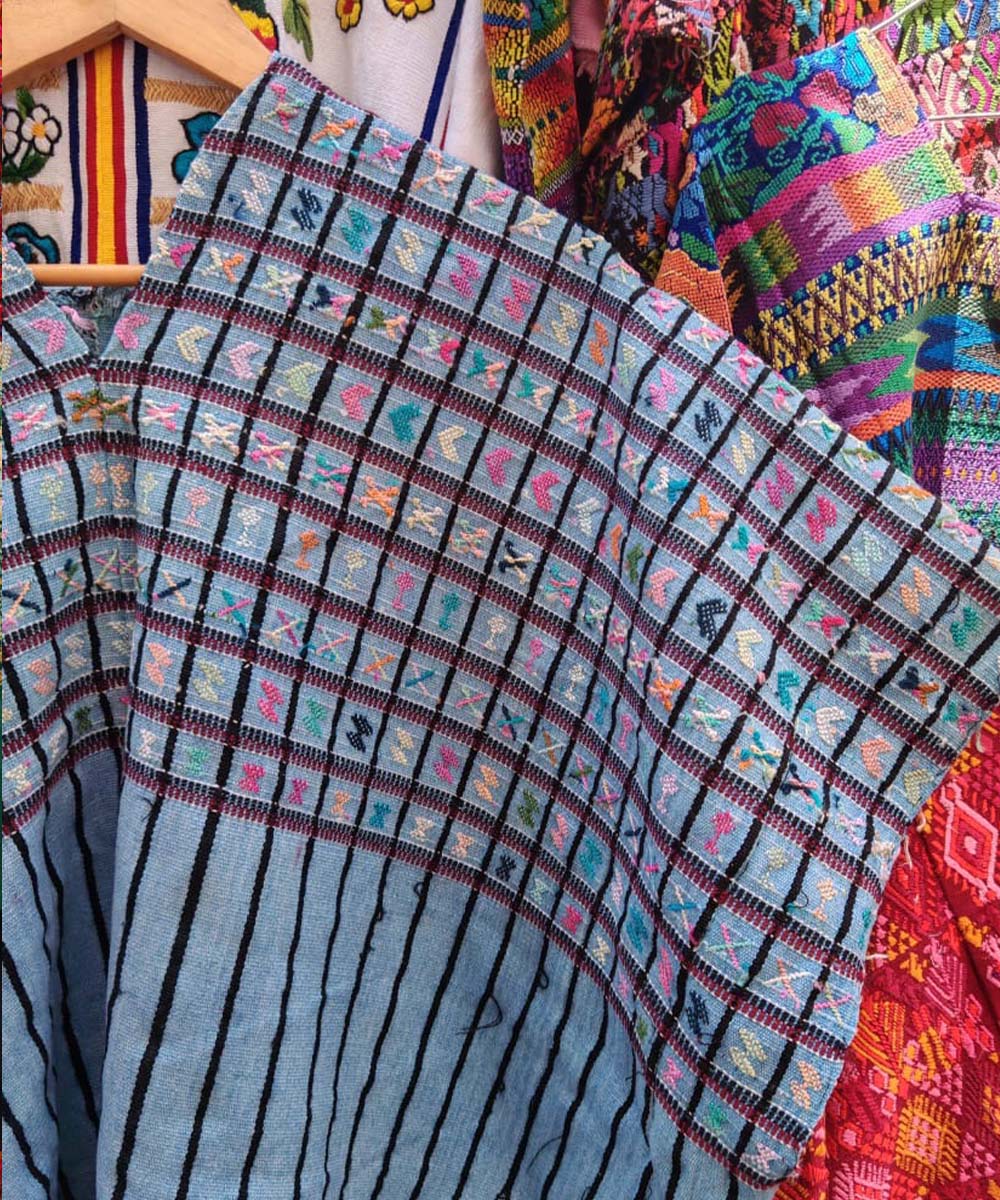 Blue San Lucas huipil