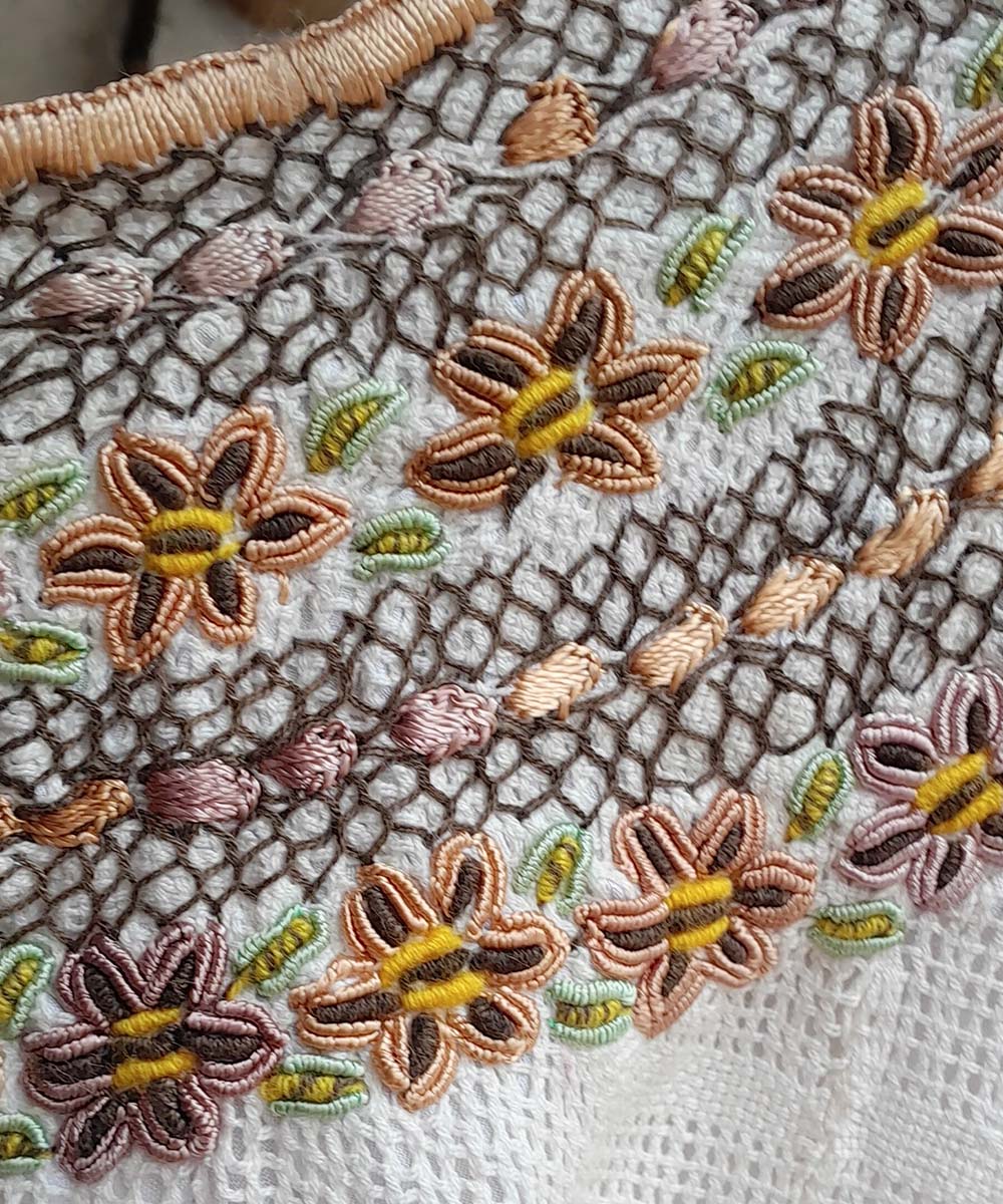 Sheer Guatemalan huipil from Coban