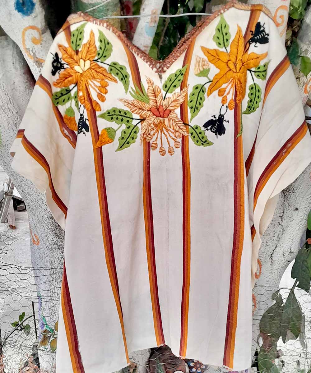 Vintage Guatemalan huipil textile