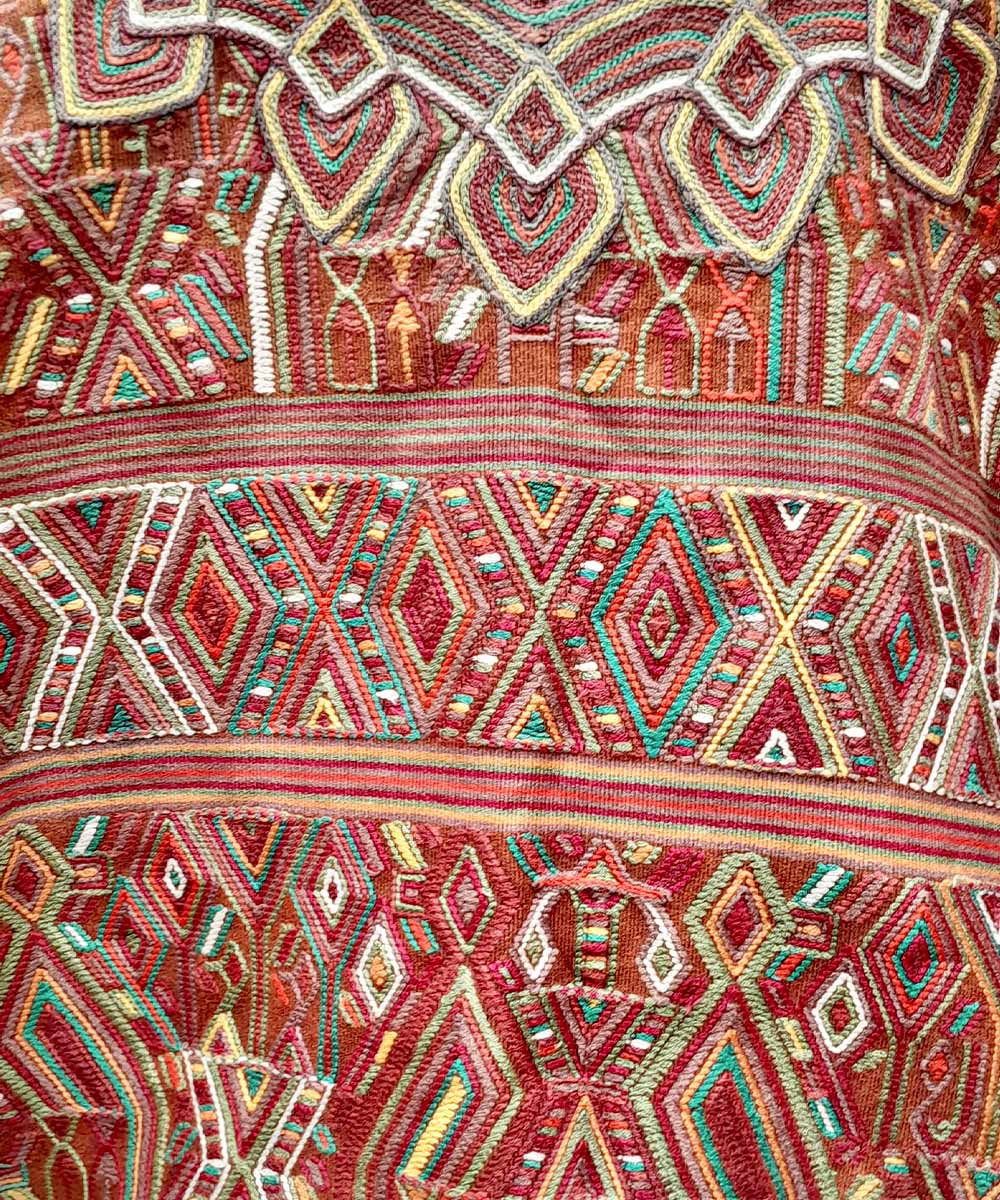 Vintage Guatemalan huipil textile