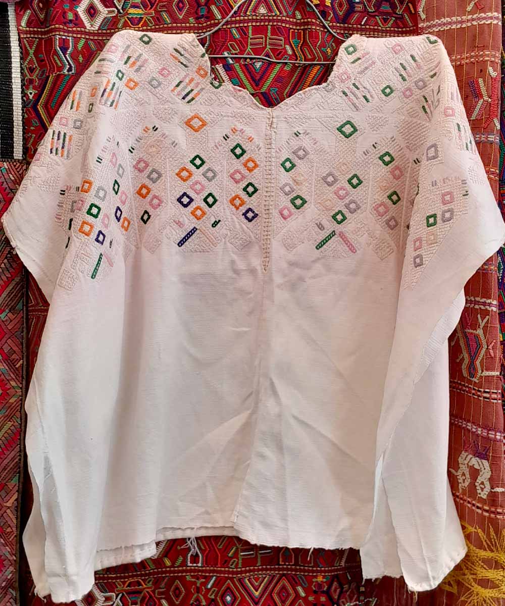 Vintage Guatemalan huipil textile