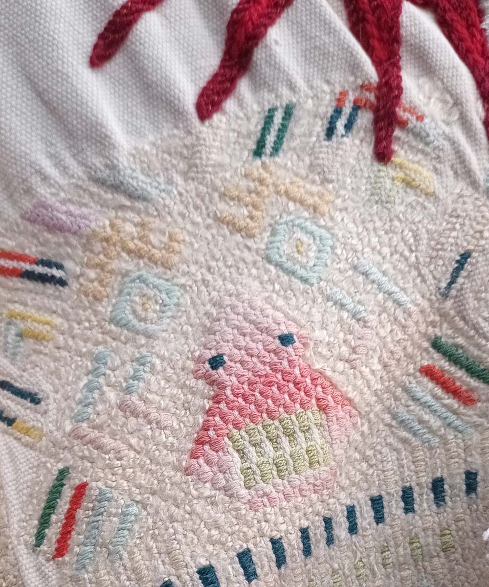 Embroidered Guatemalan huipil | Vintage textile