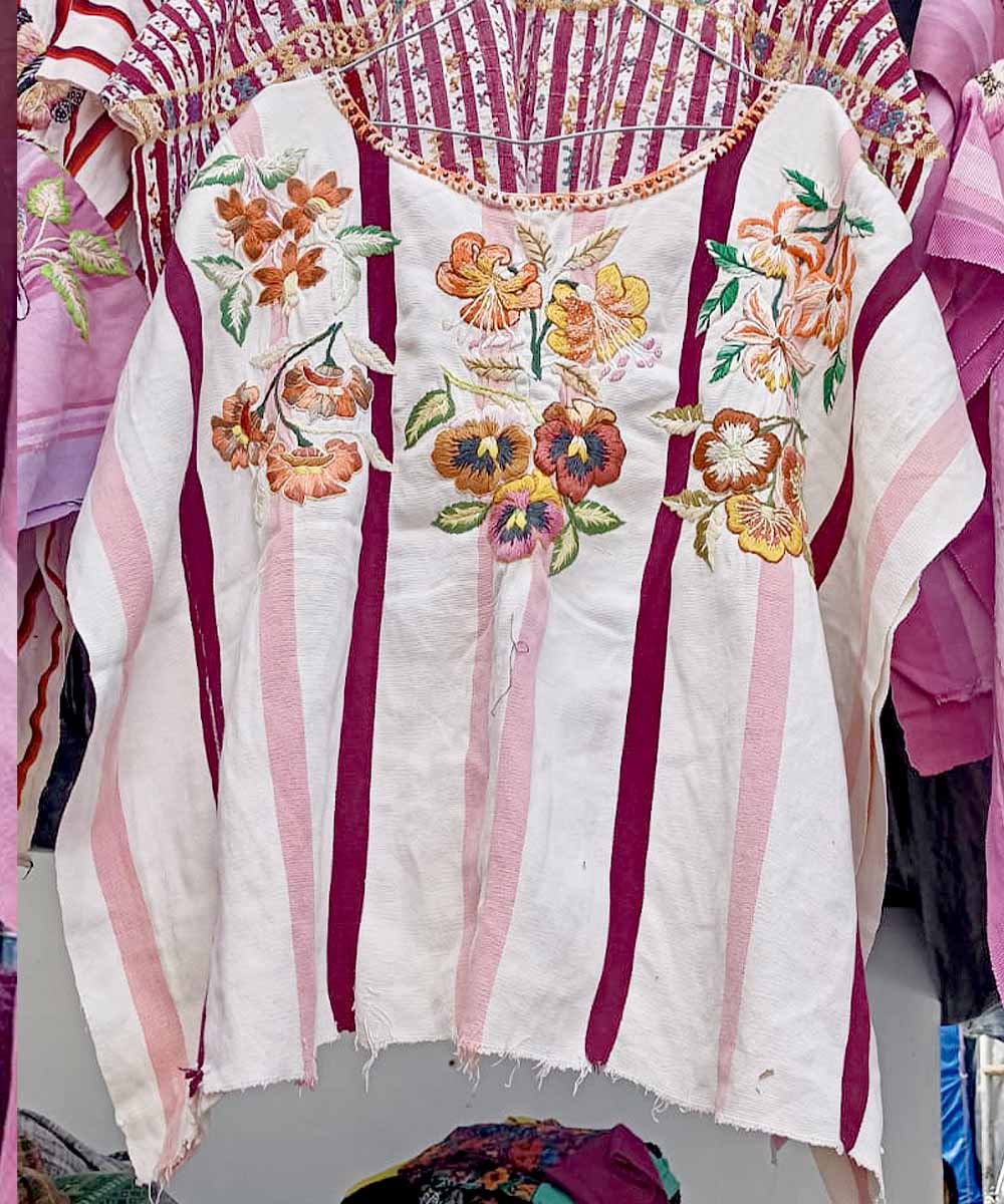 Vintage Guatemalan huipil textile