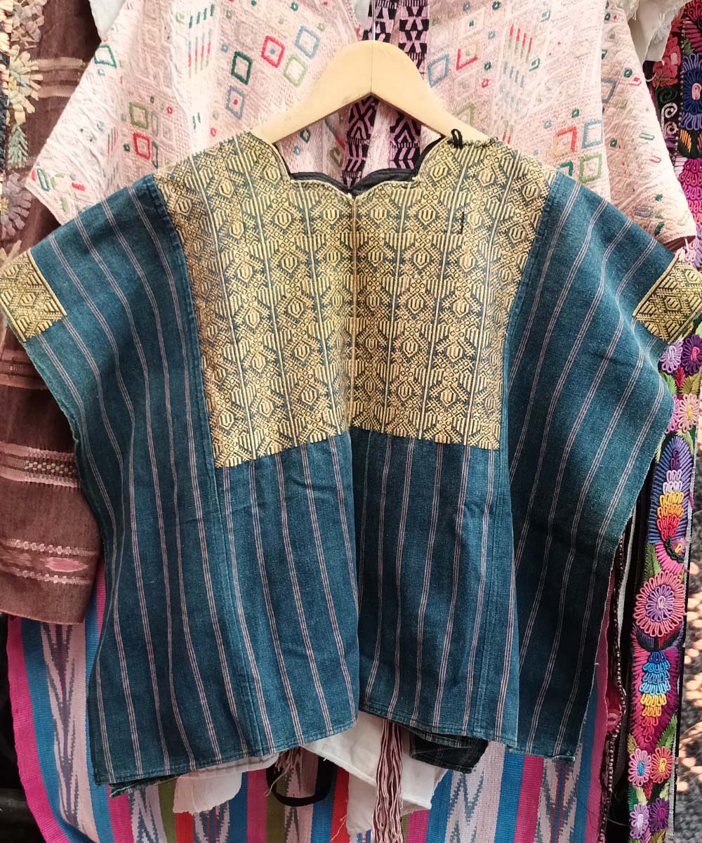 Embroidered Vintage Guatemalan huipil textile