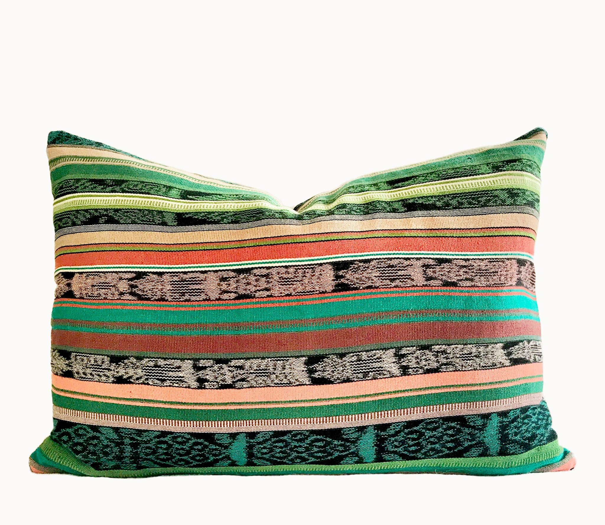 Vintage textile guatemalan cushion