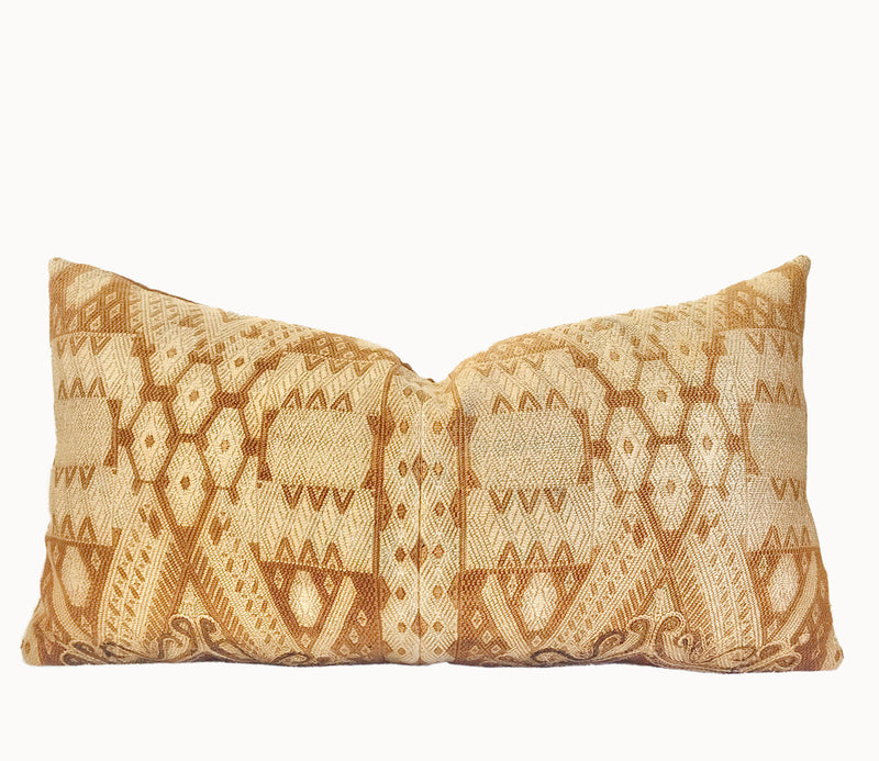 Vintage Textile Cushion - Geometric Chichicastenango XXXI