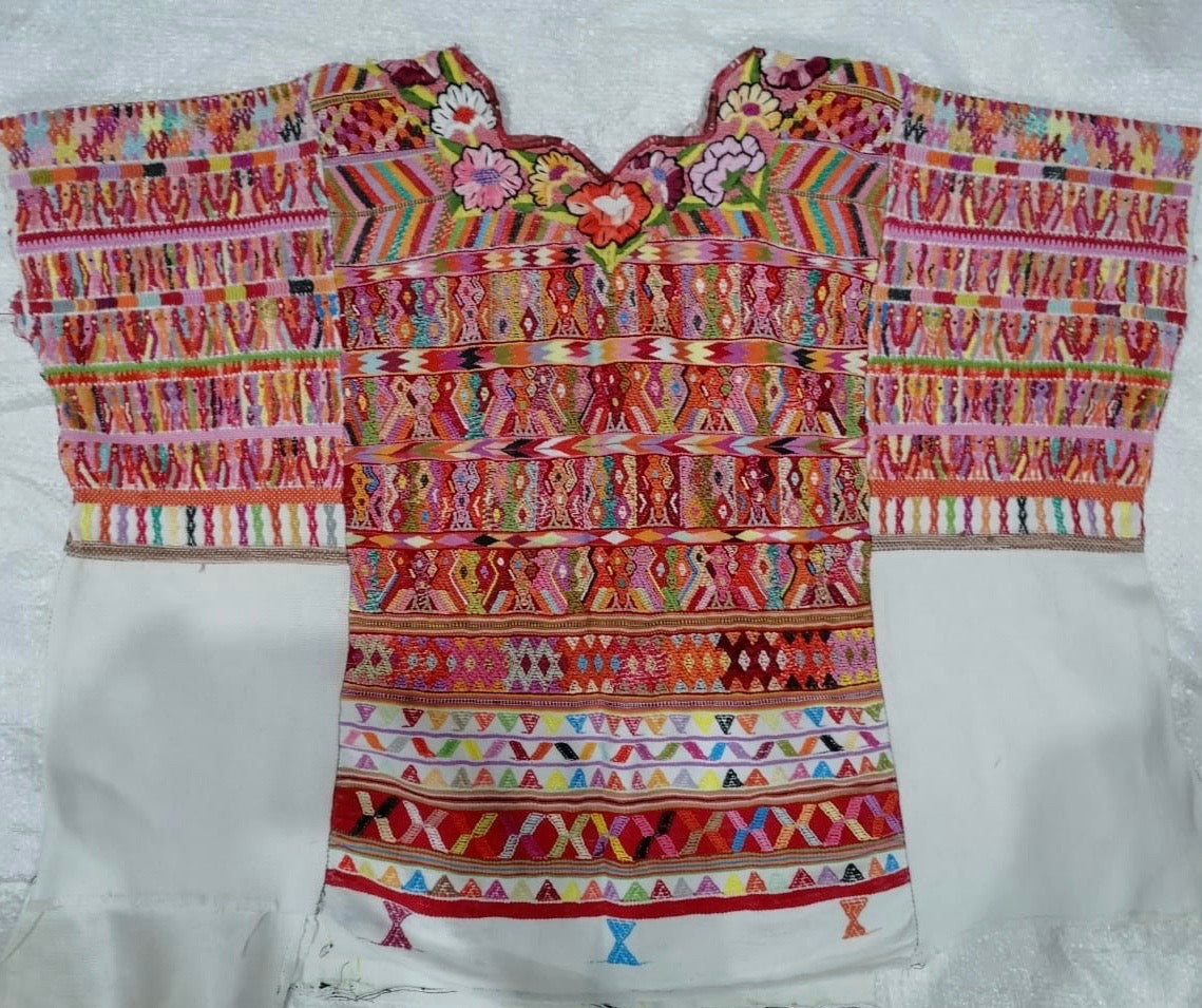 Guatemalan Huipil Pillows - San Juan Cotzal VII