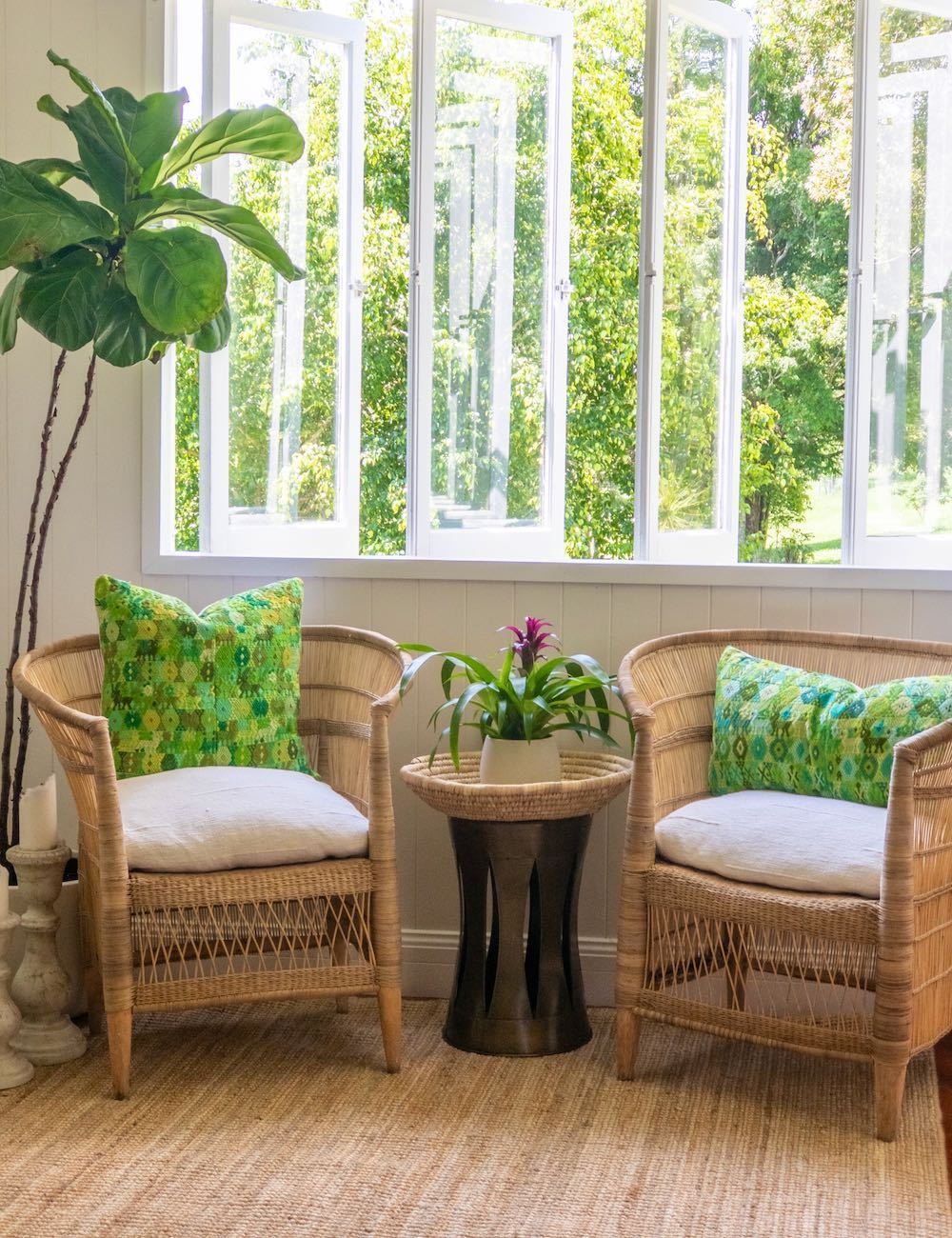 Guatemalan textiles, huipil pillow - Lamour Artisans