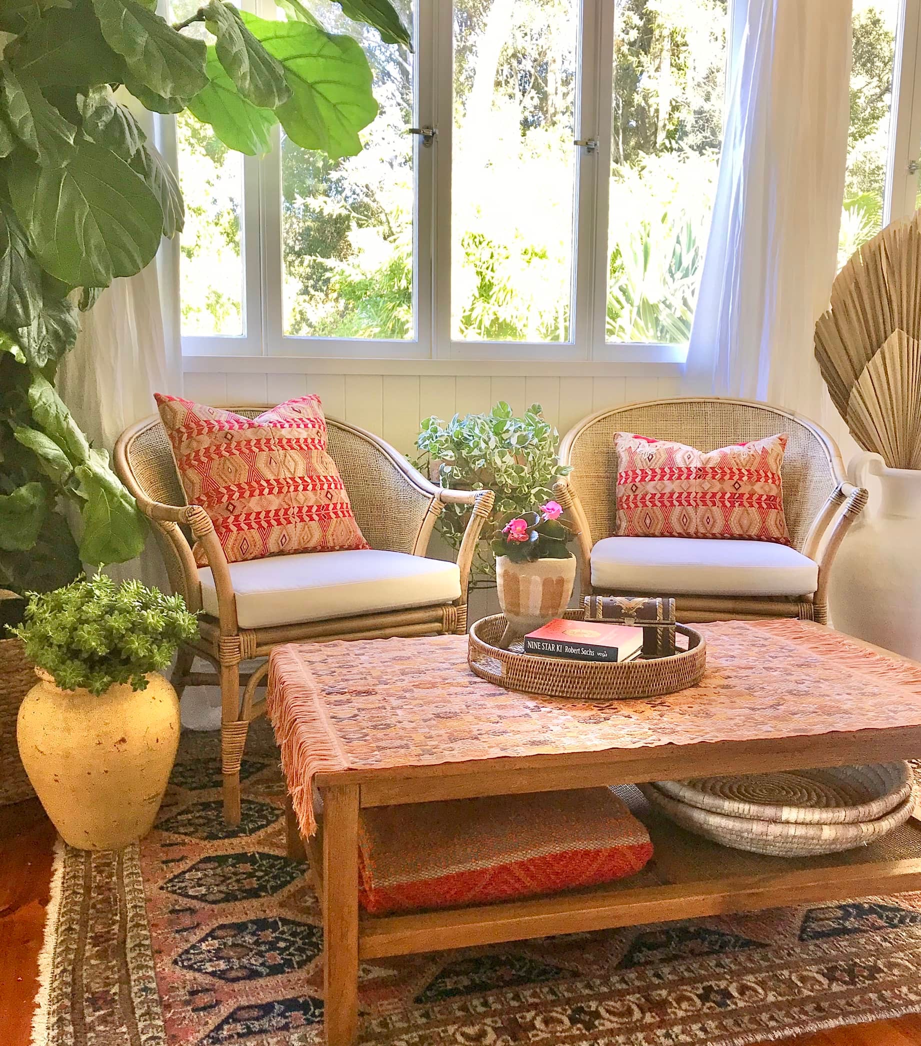 Guatemalan Huipil Pillow, vintage, hand embroidered red and gold Chichicastenango textile depicting a geometric design representing wheat