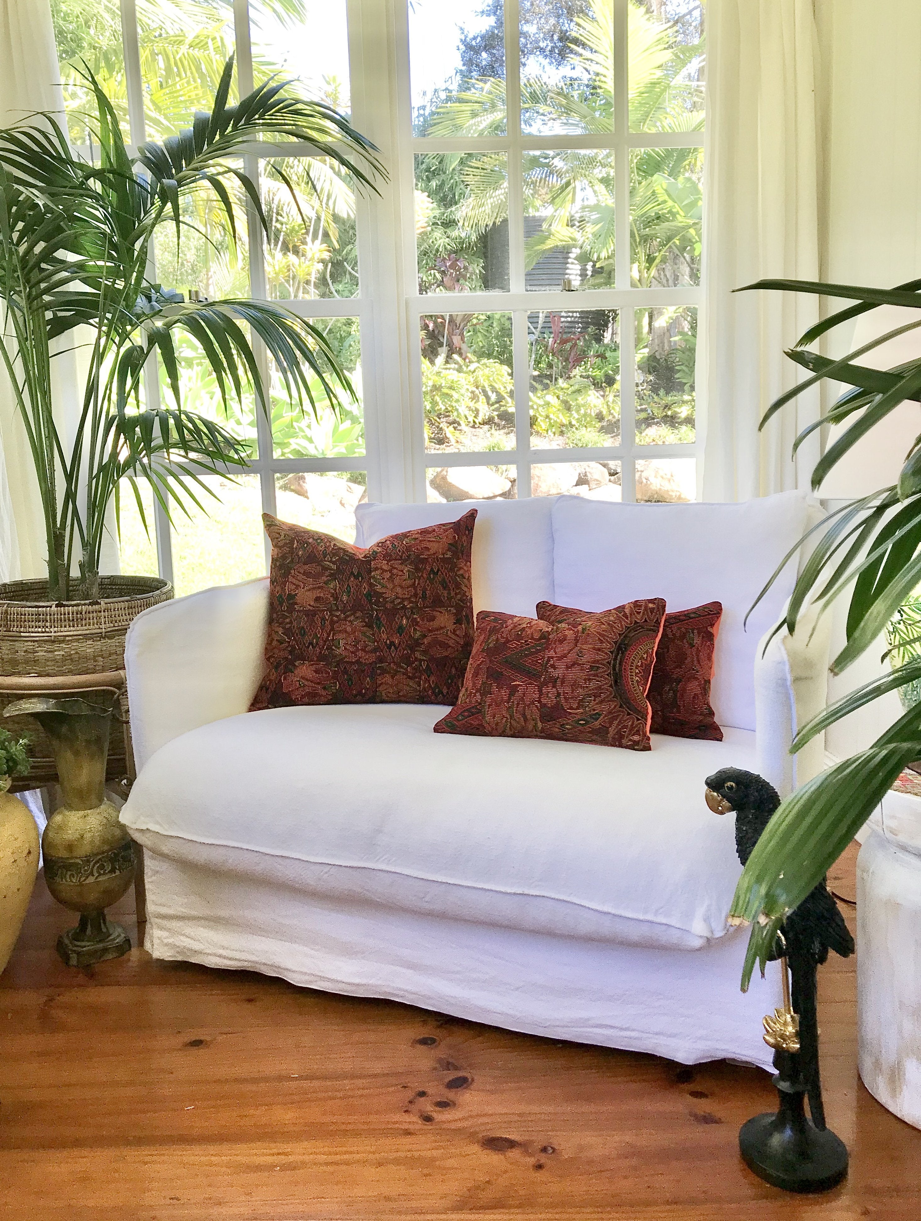 Guatemalan Huipil Pillow - Chichicastenango Florals V