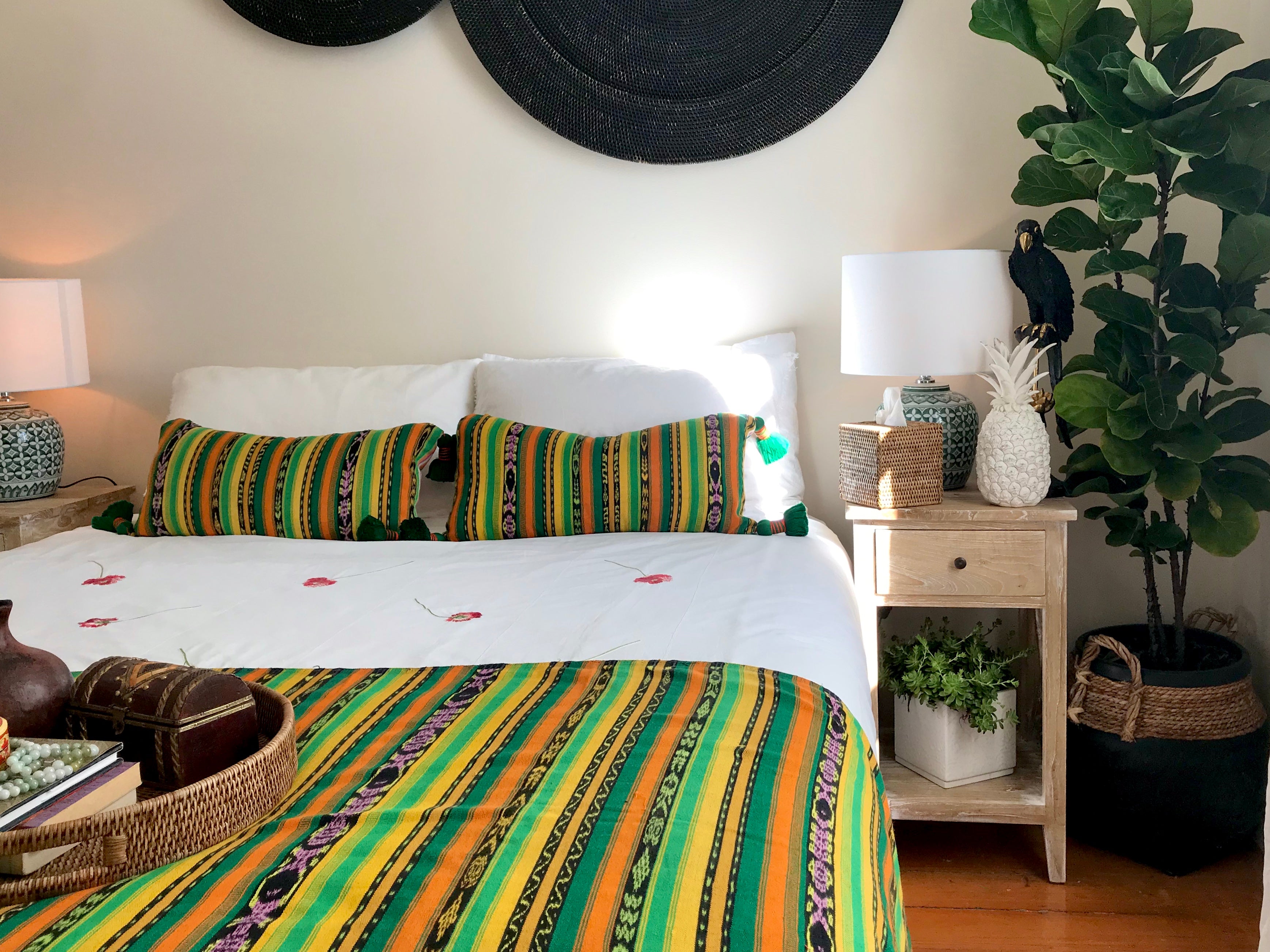 Guatemalan Corte Textile - Bedding Set II