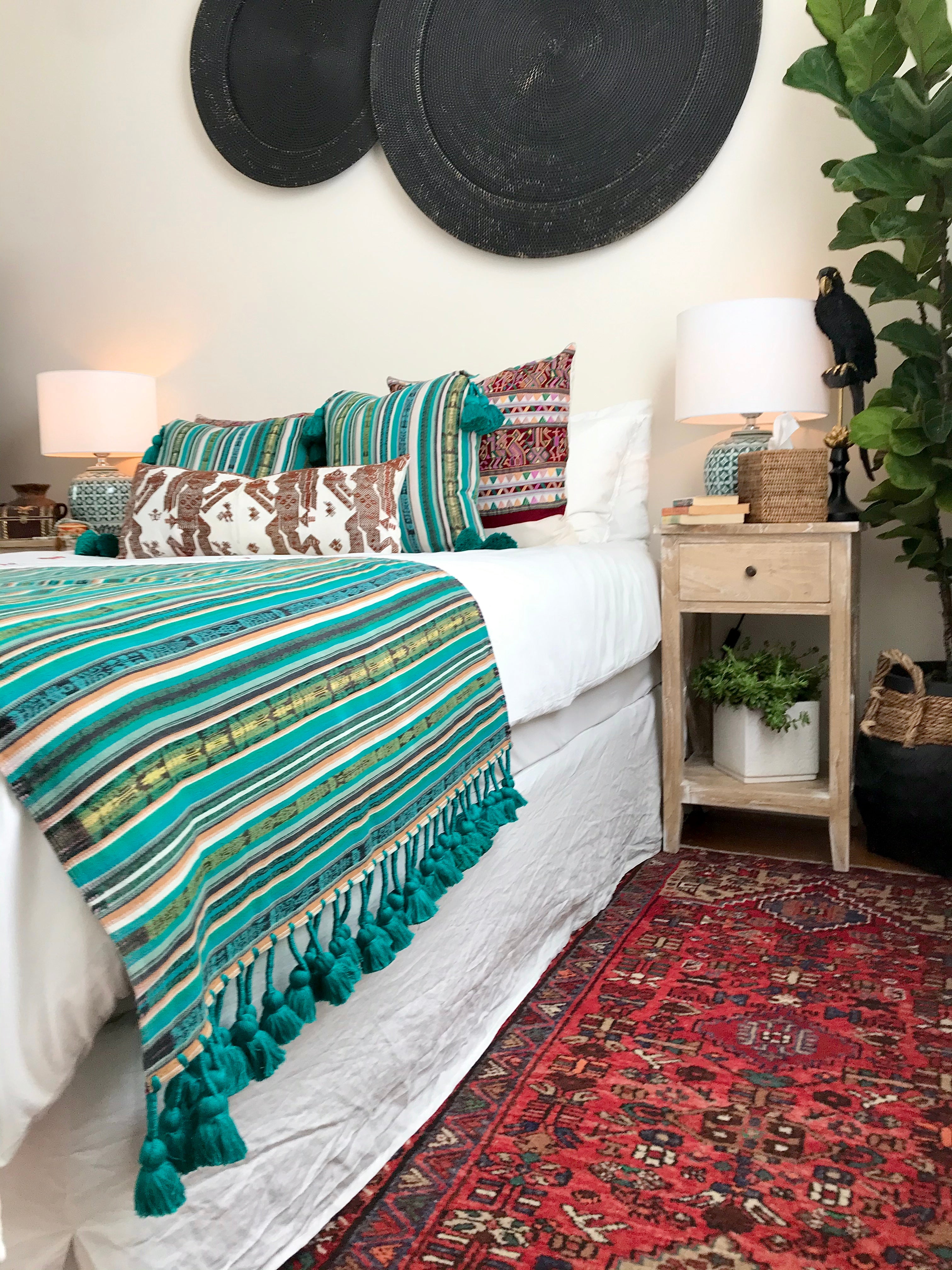 Guatemalan Corte Textile - Bedding Set I