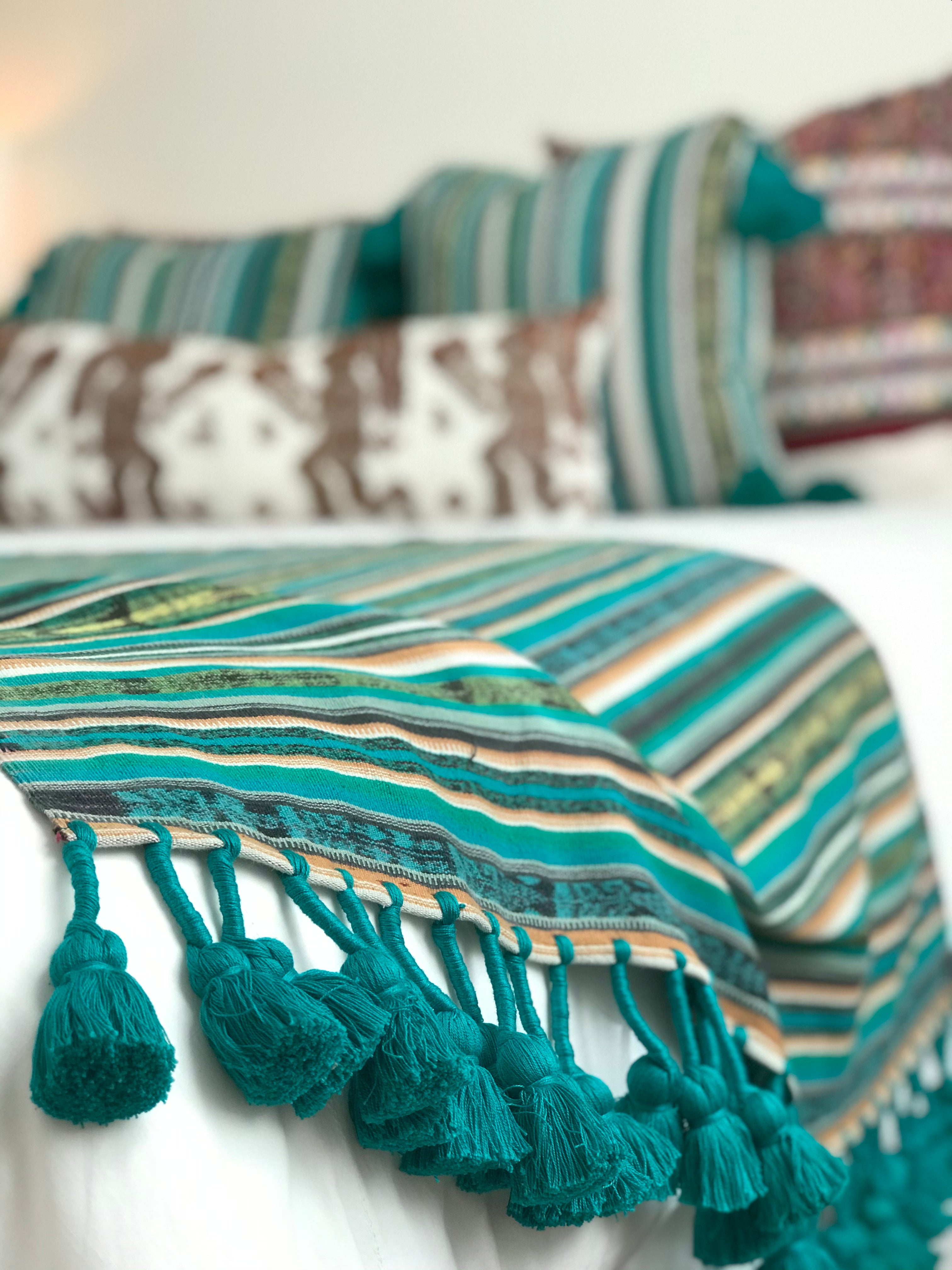 Guatemalan Corte Textile - Bedding Set I