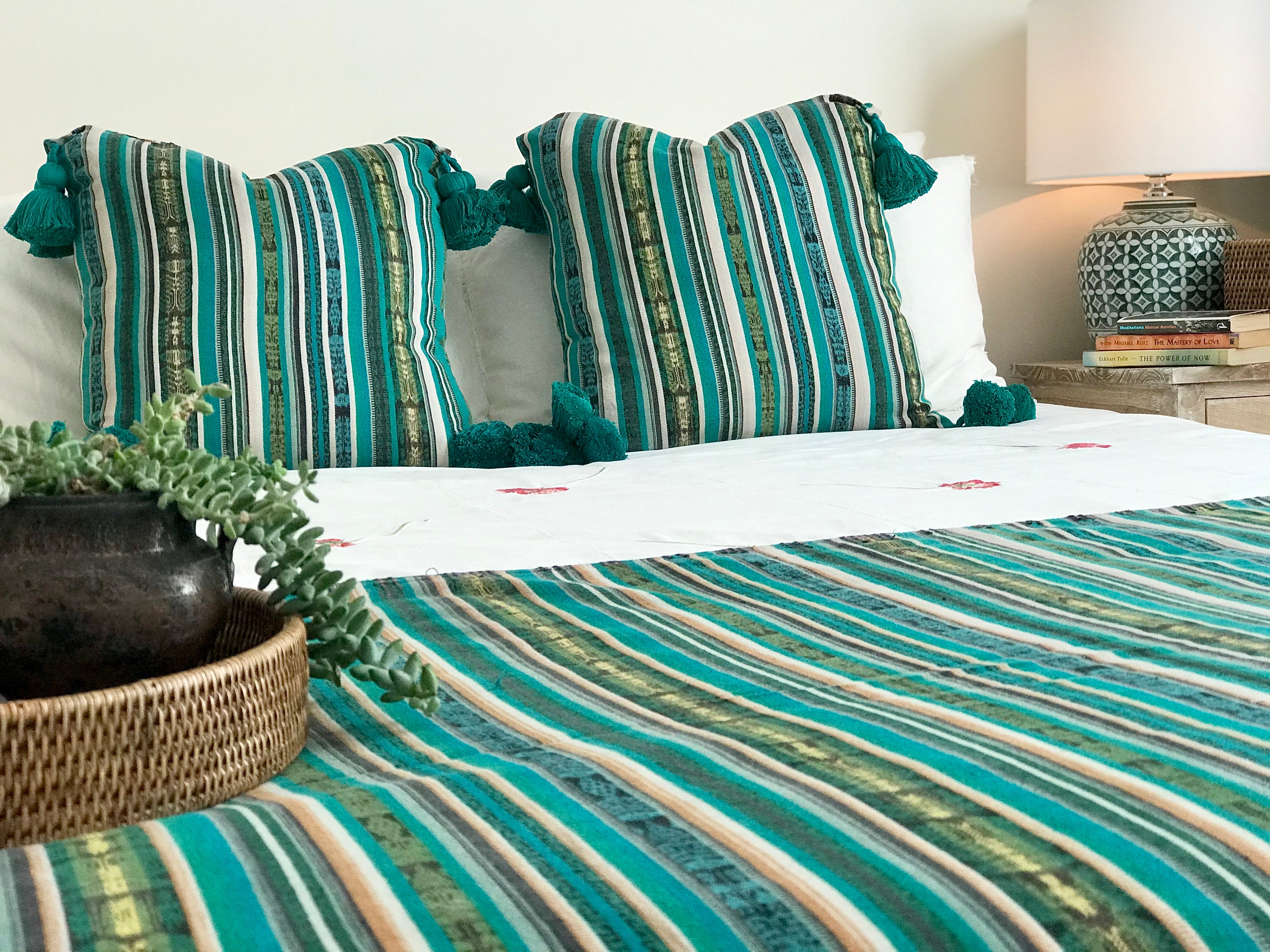 Guatemalan Corte Textile - Bedding Set I