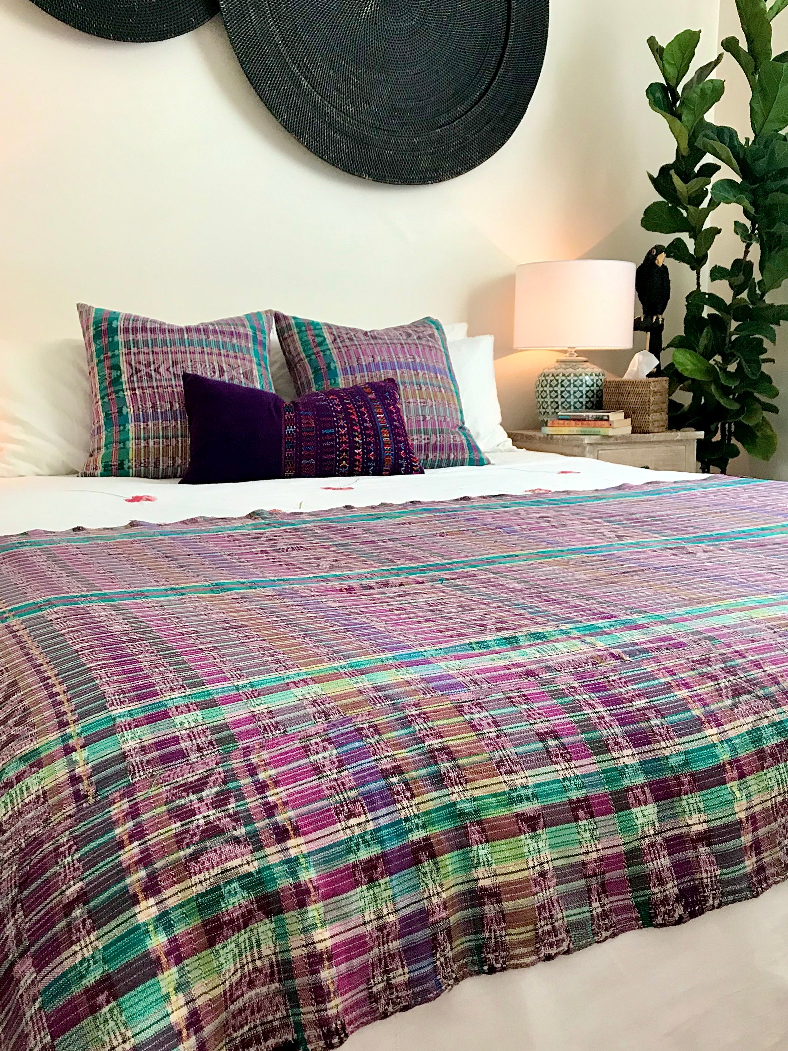 Guatemalan Corte Textile - Bedding Set V