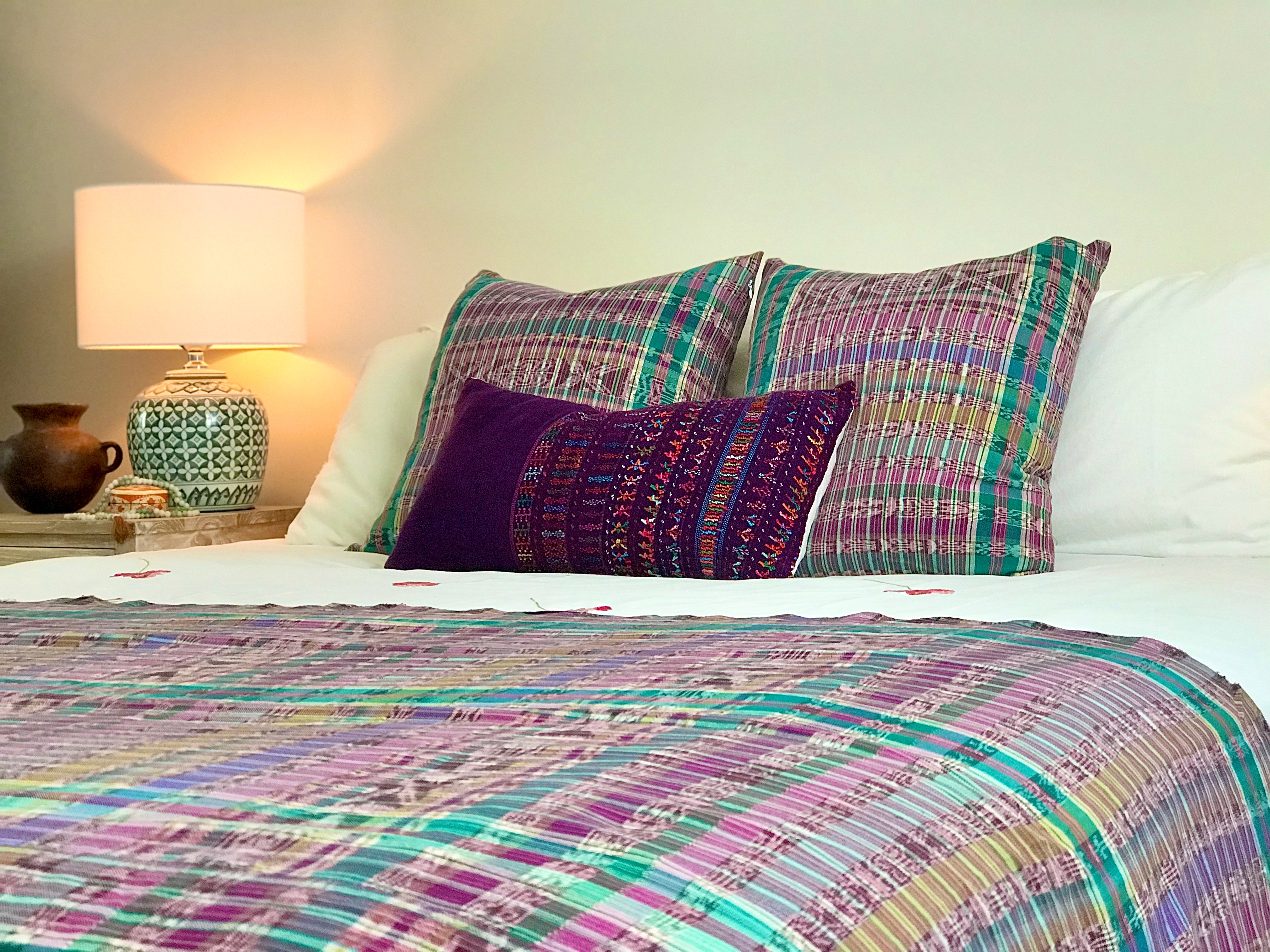 Guatemalan Corte Textile - Bedding Set V
