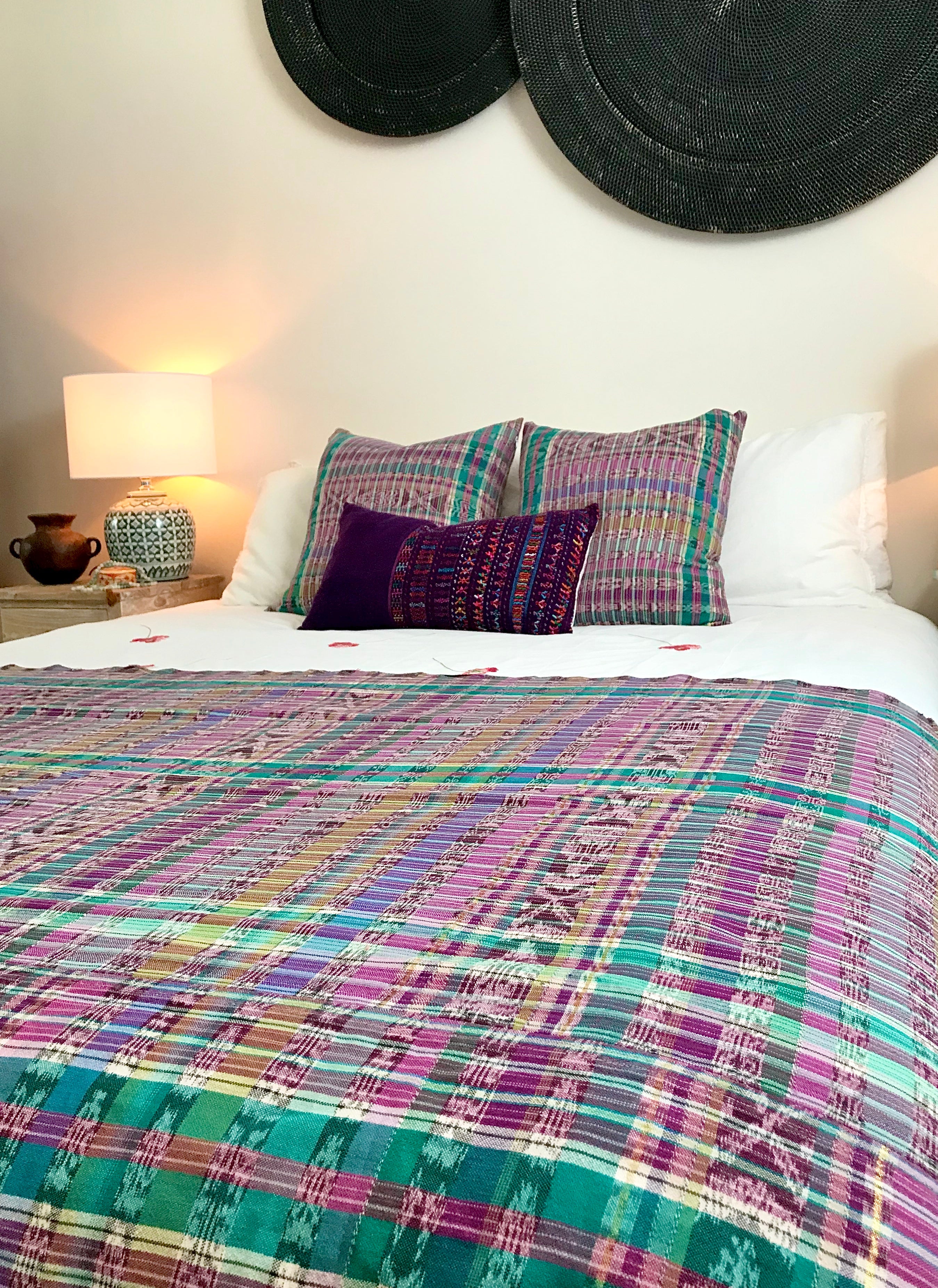 Guatemalan Corte Textile - Bedding Set V