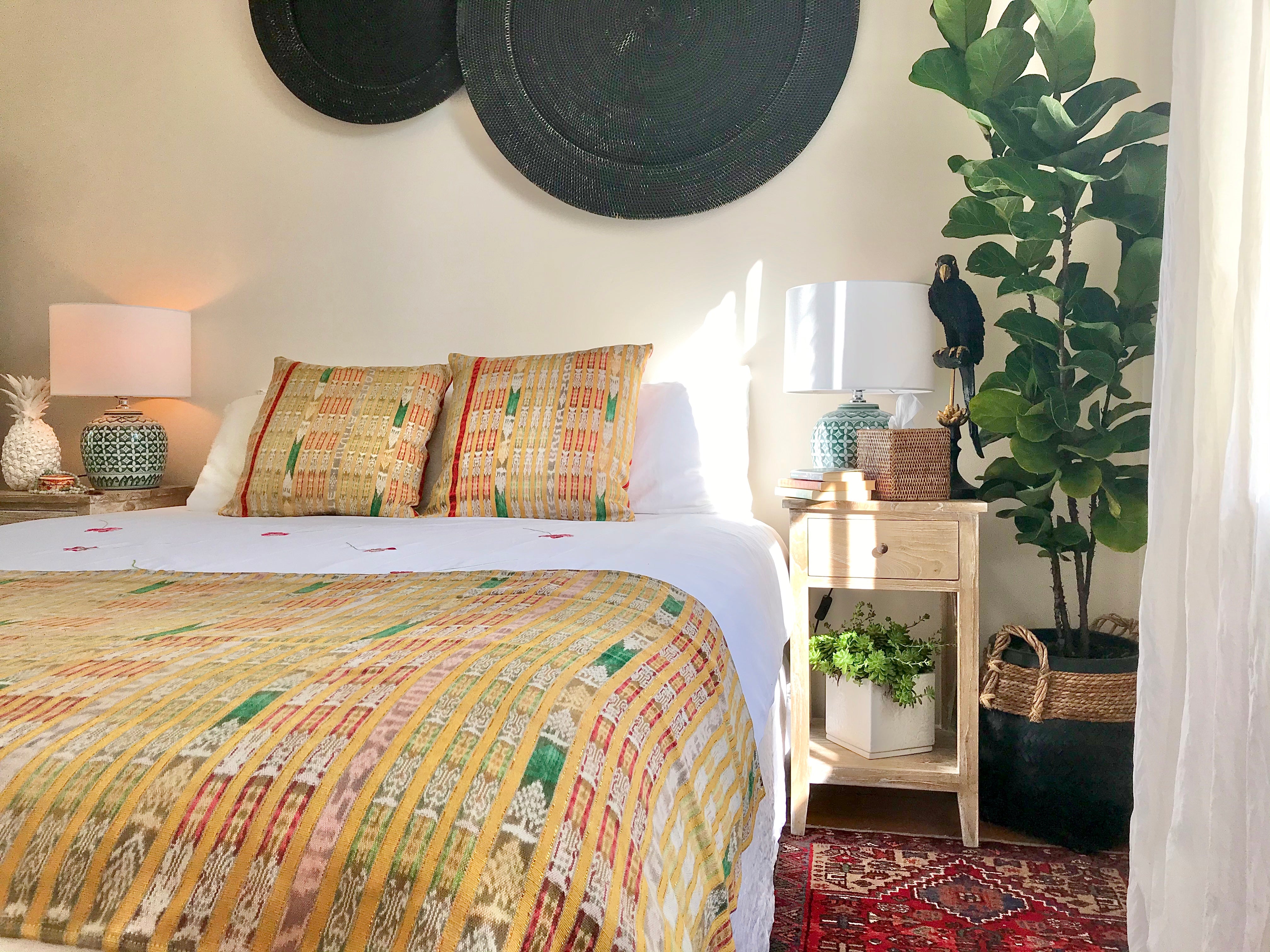 Guatemalan Corte Textile - Bedding Set VI