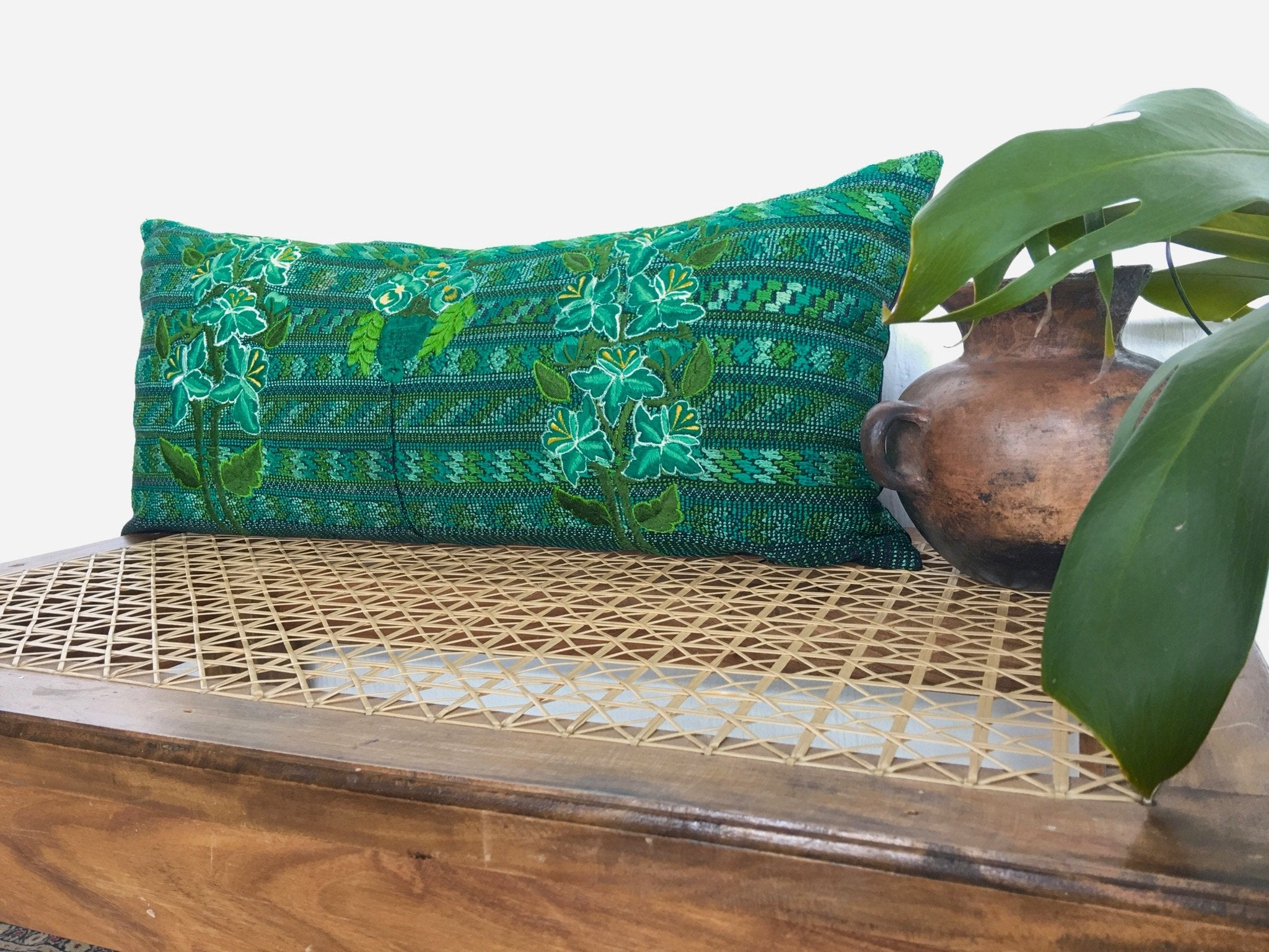 Guatemalan textiles, huipil pillow - Lamour Artisans