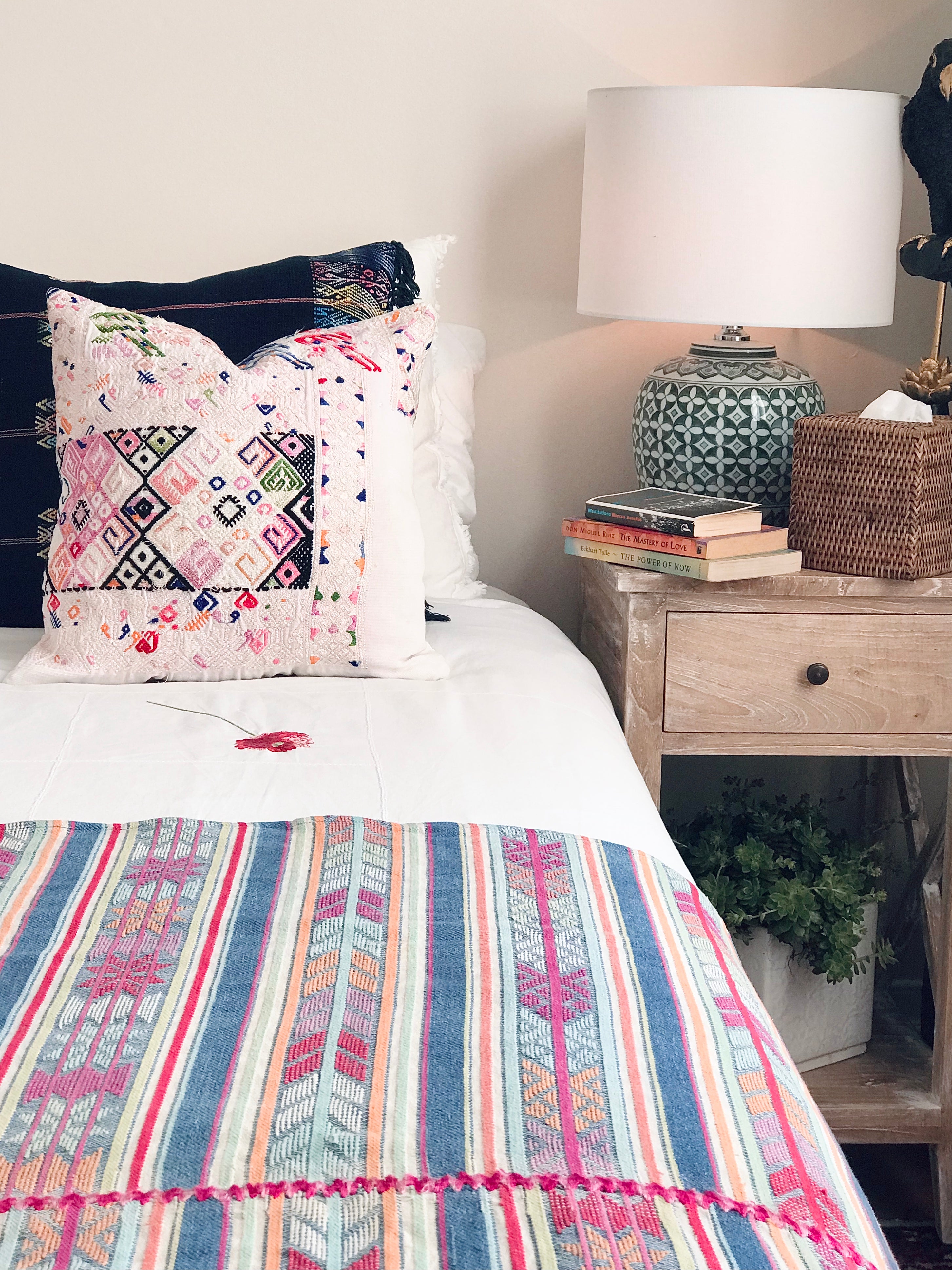 Huipil Pillow - Abstract Nahuala II