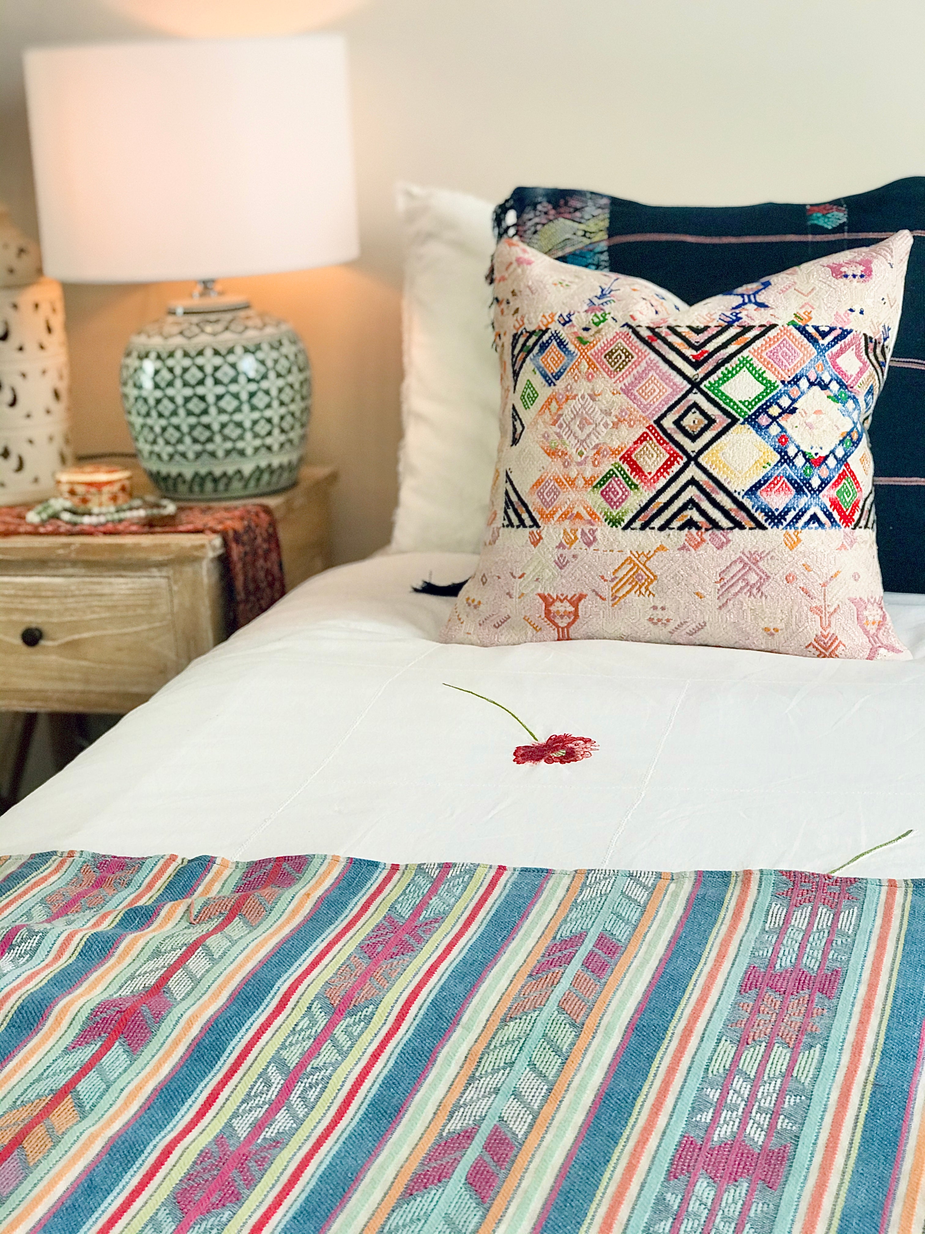 Huipil Pillows - Abstract Nahuala I