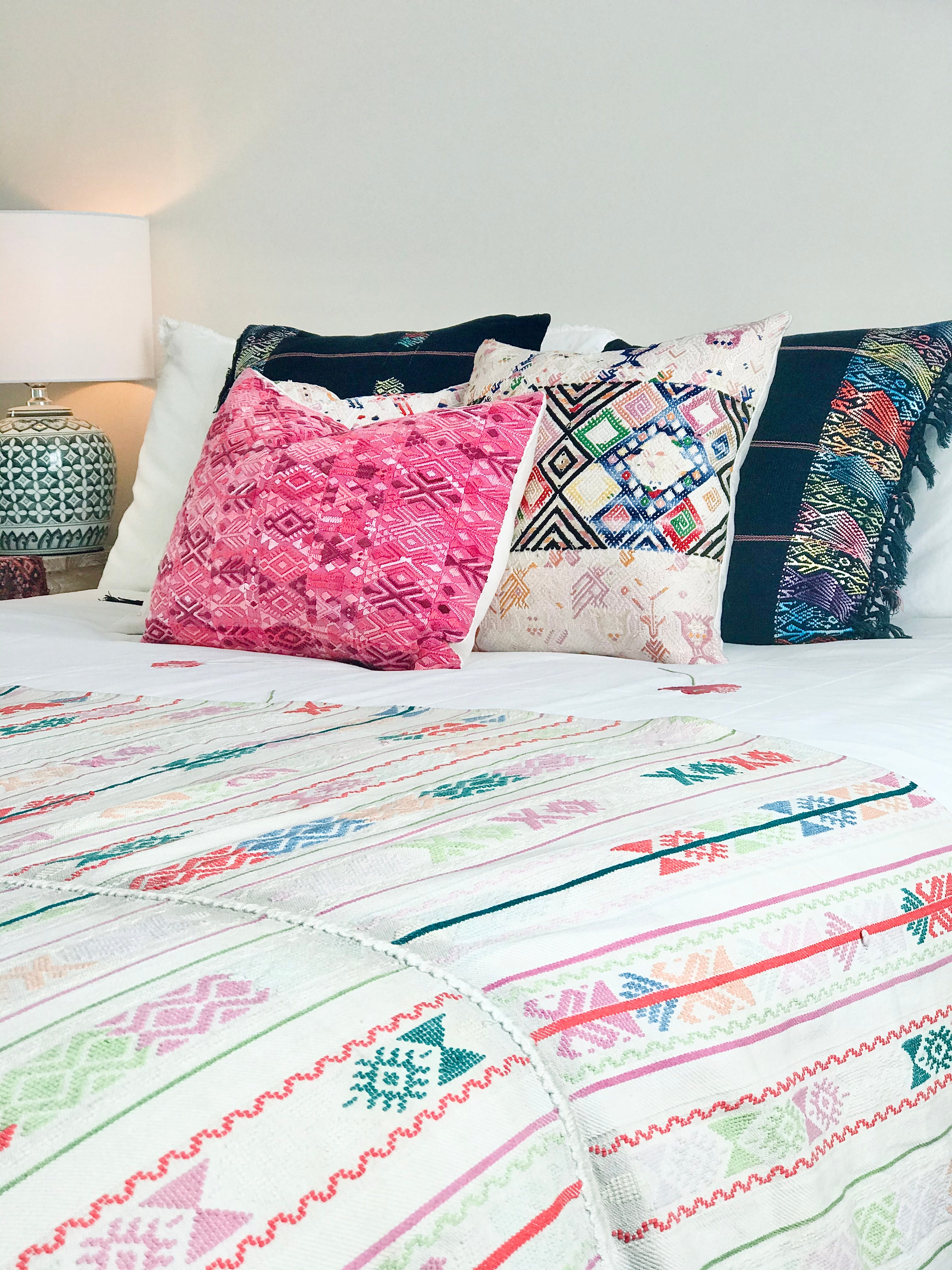 Huipil Pillows - Abstract Nahuala I